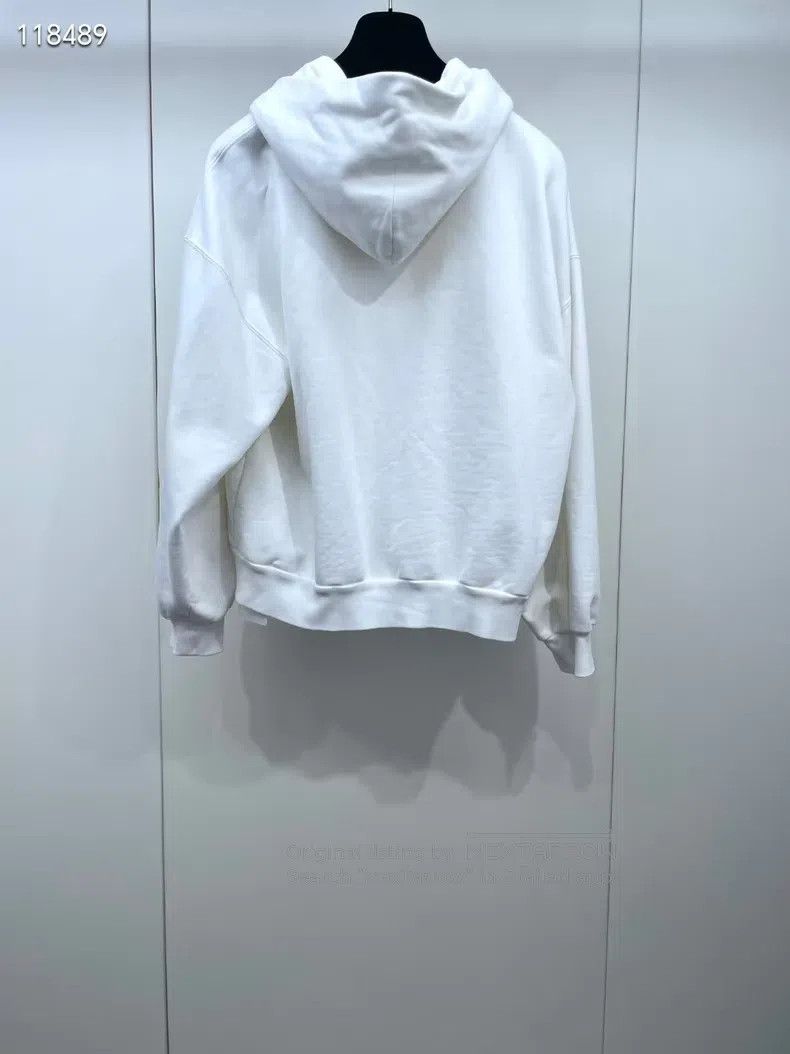 Balenciaga Balenciaga Faded Letter Embroidered Hoodie Size US XS / EU 42 / 0 - 2 Thumbnail