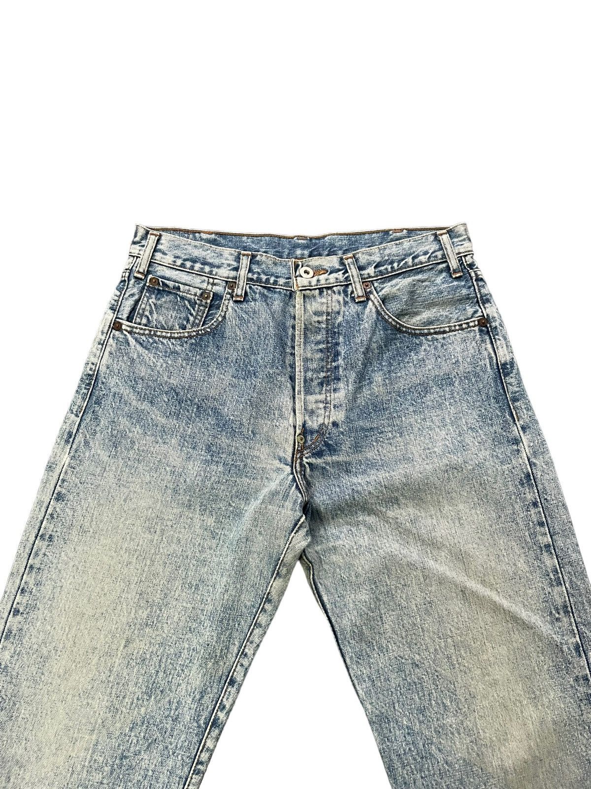 Levi's × Vintage Vintage Levis Lot 701 XX E Selvedge Denim Size US 33 - 5 Thumbnail
