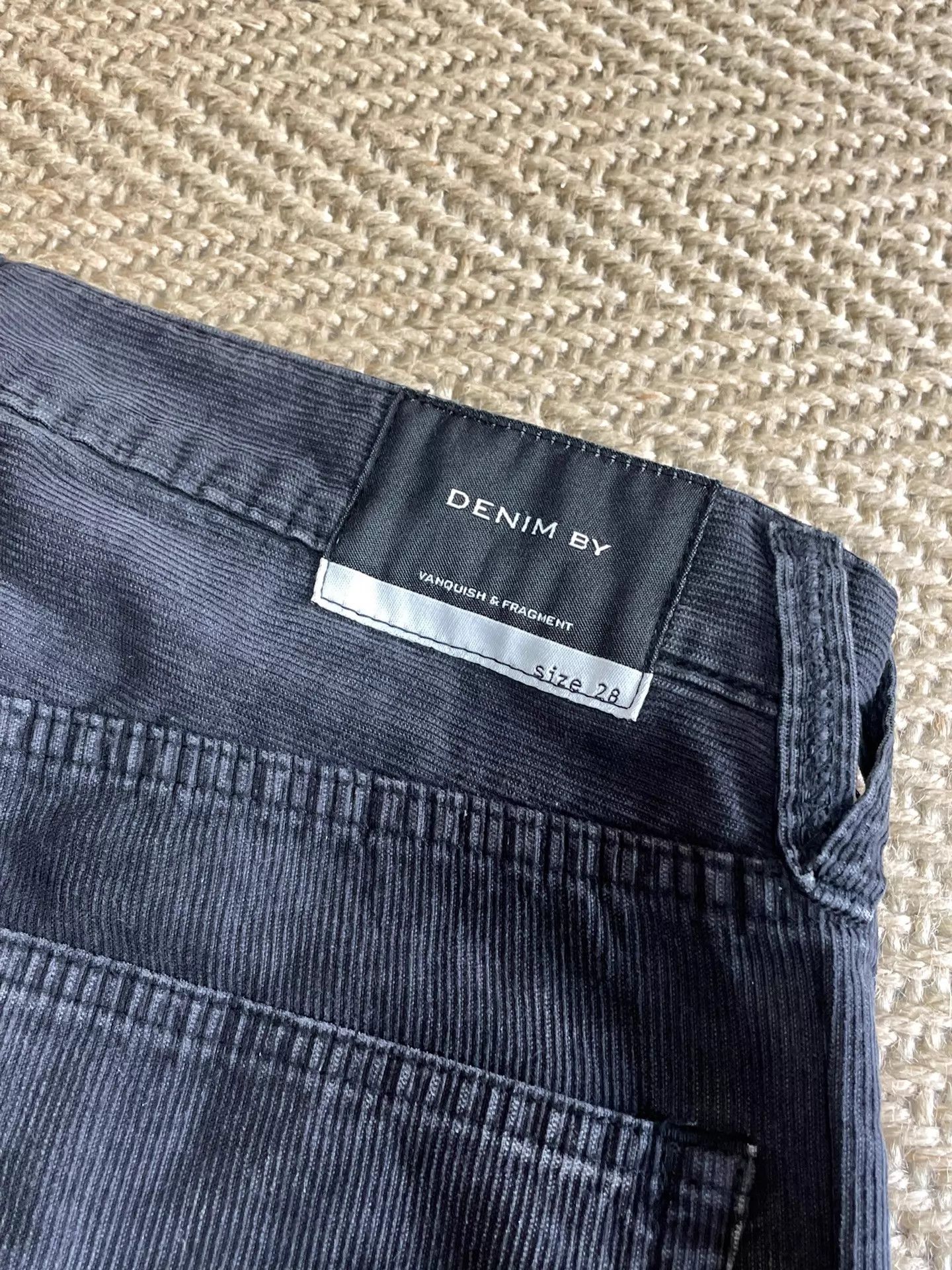 Fragment Design FRAGMENT x VANQUISH Washed Distressed Ink Cord Pant Size US 28 / EU 44 - 6 Thumbnail
