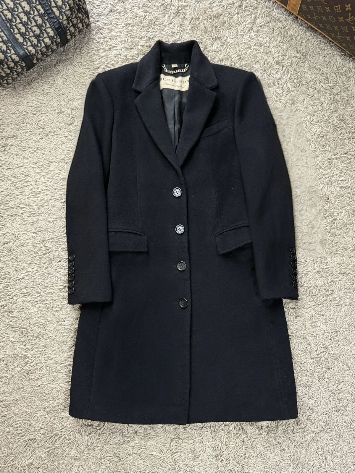 Burberry Cashmere coat Burberry Camel original streetwear luxury item Size S / US 4 / IT 40 - 1 Thumbnail