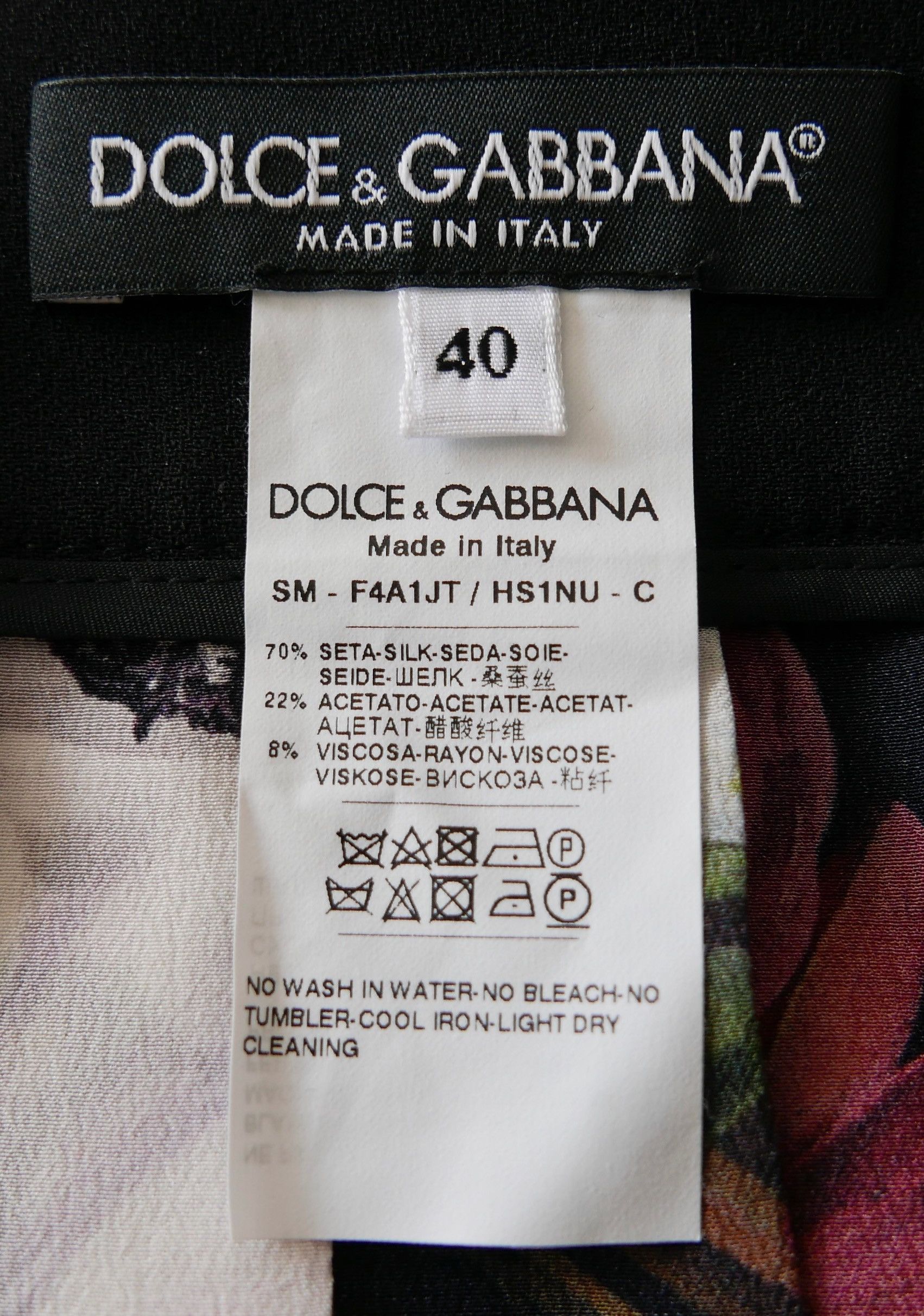 Dolce & Gabbana Dolce & Gabbana pleated floral print short skirt Size 27" / US 4 / IT 40 - 5 Thumbnail