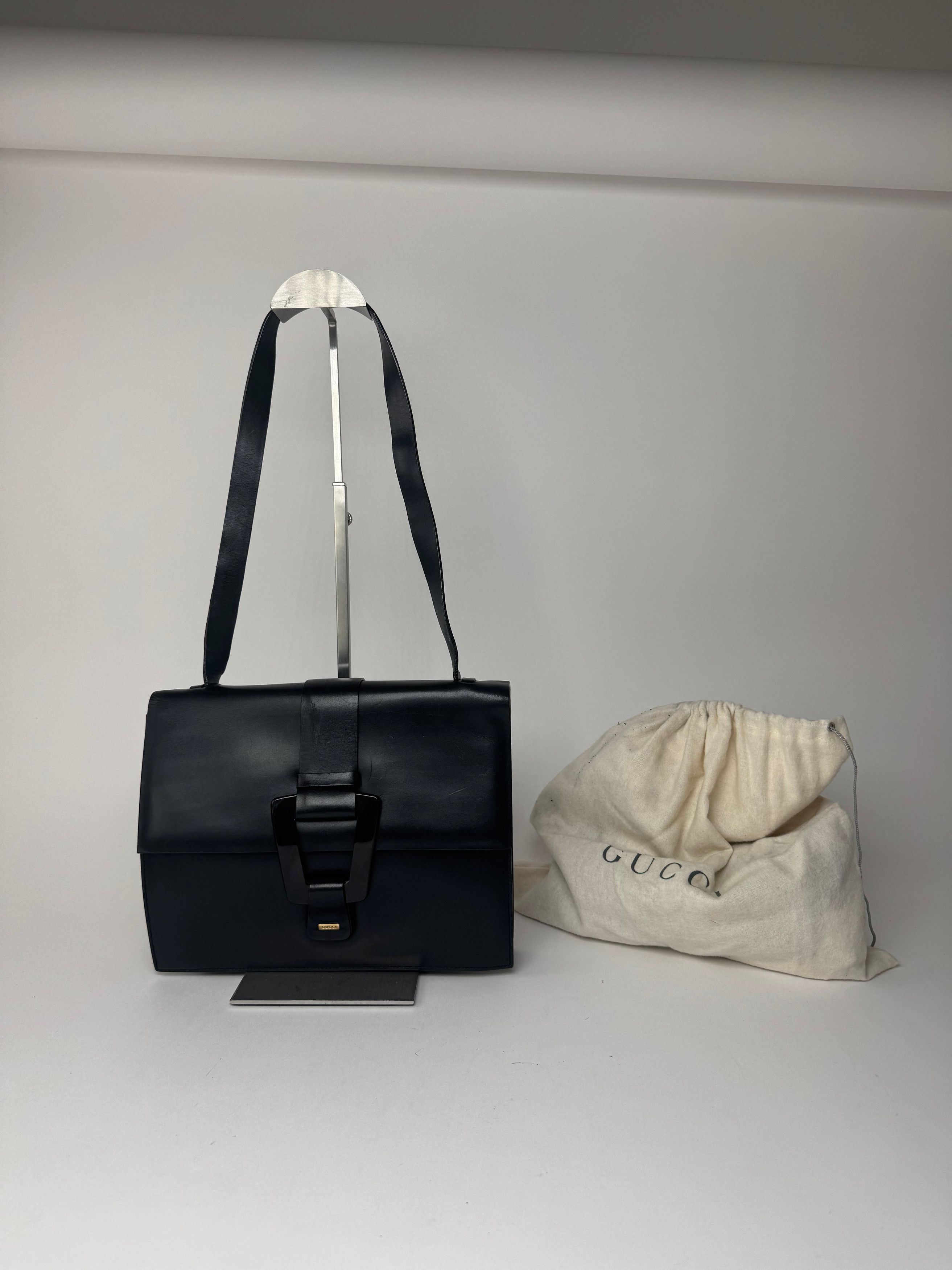 Vintage Leather Bag Black