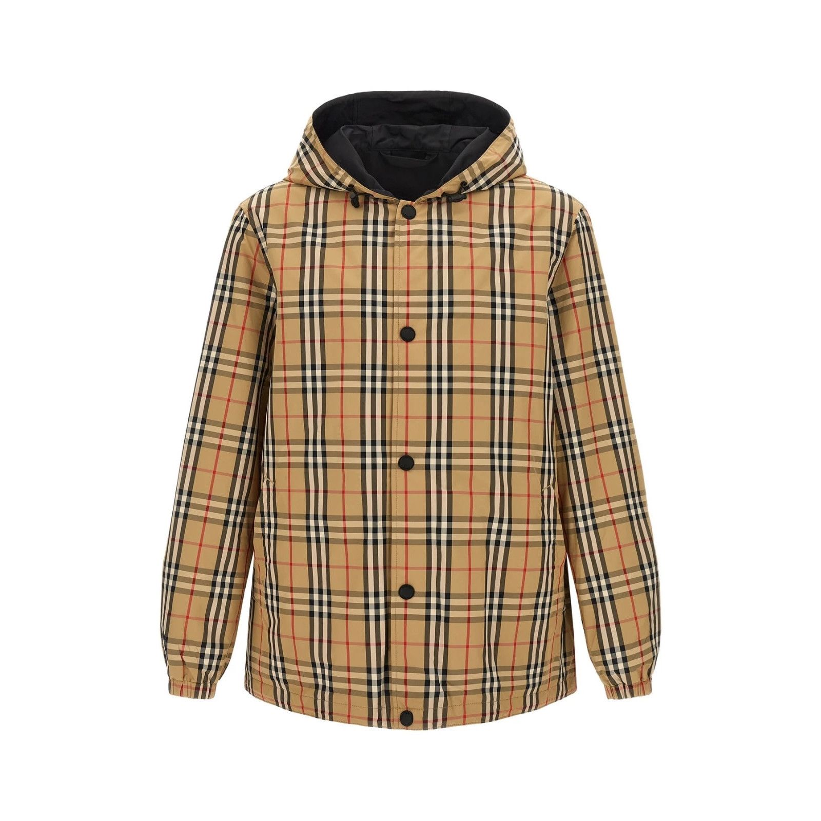 AMI BURBERRY Rainford Multicolor Polyamide Reversible Jacket New Size US XXL / EU 58 / 5 - 1 Thumbnail