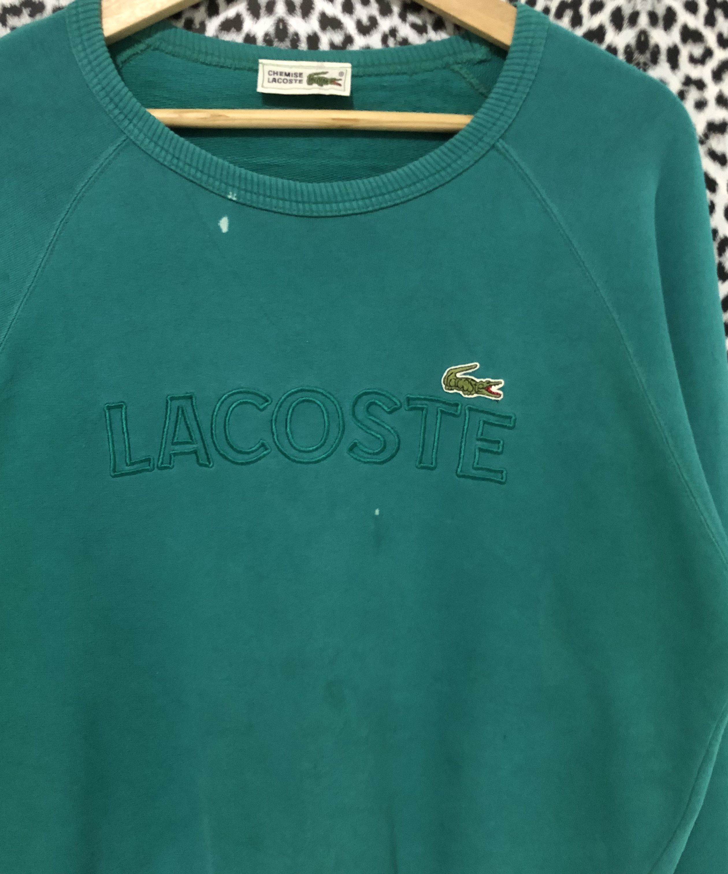 Lacoste Vintage 90s lacoste cropped crewneck Size US S / EU 44-46 / 1 - 2 Thumbnail