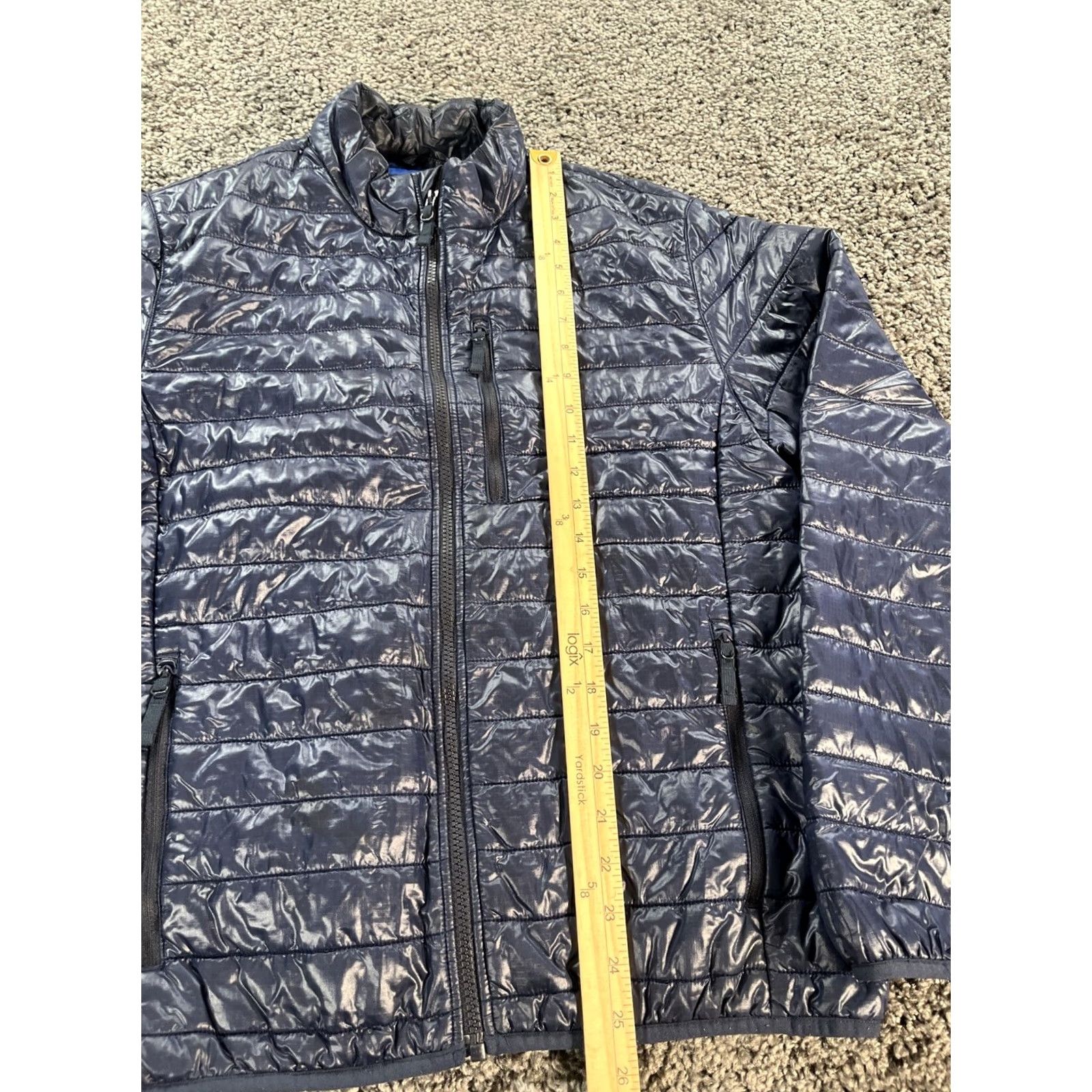 J.Crew J. Crew Puffer Jacket Mens Medium Coat Primaloft Full Zip Blue 3 in 1 System Nylon Lining Quilted Logo Embroidered Size US M / EU 48-50 / 2 - 2 Thumbnail