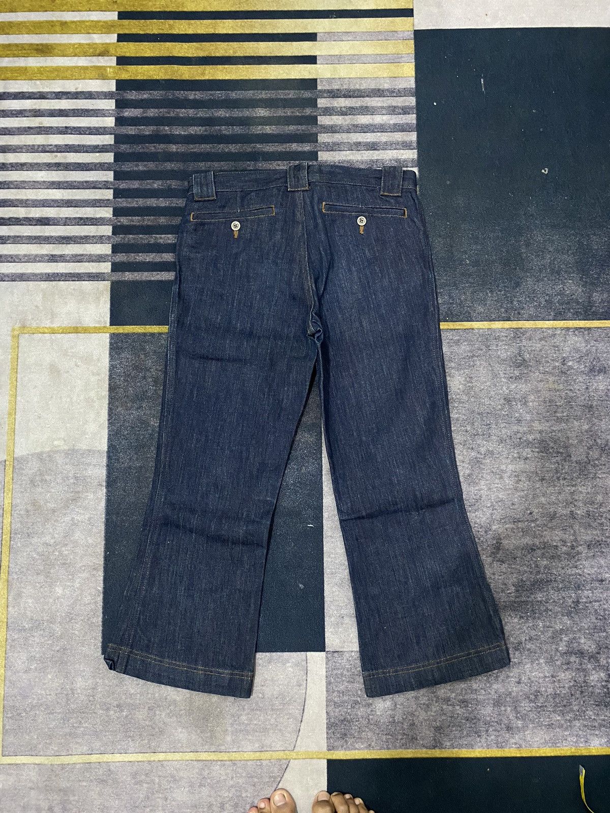 Comme des Garcons Y2k COMME DES GARCONS 2/3 DENIM PANTS Size 30" / US 8 / IT 44 - 3 Thumbnail