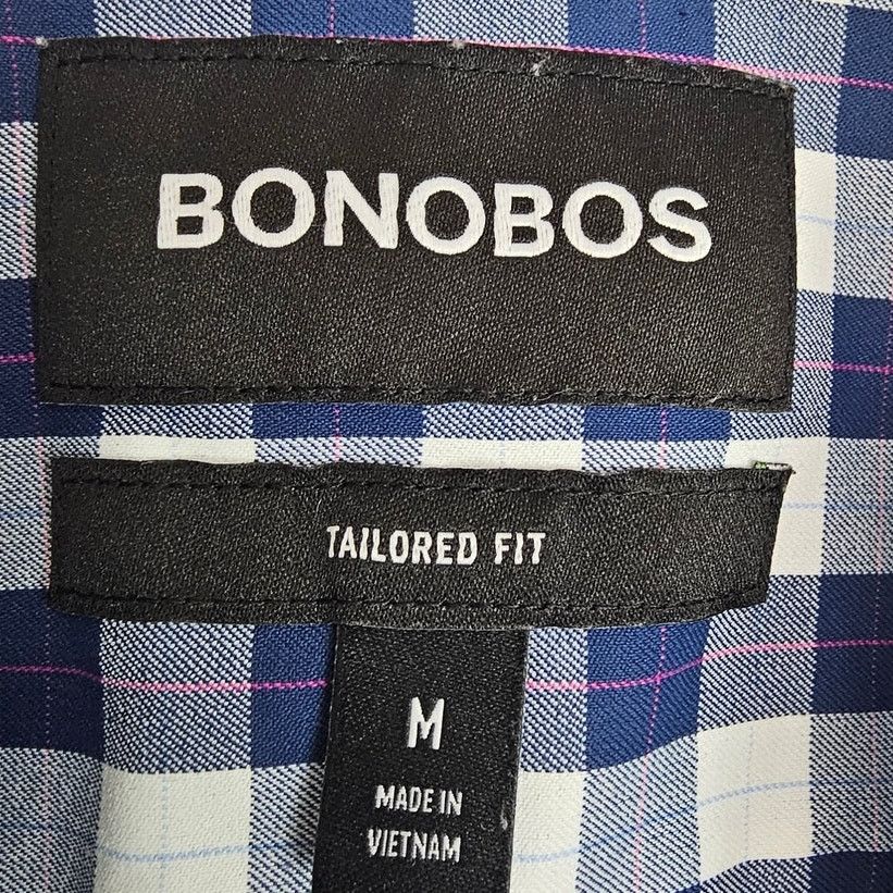 Bonobos Bonobos Mens Checker Dress Shirt Sz M Tailored Fit Career Size US M / EU 48-50 / 2 - 6 Thumbnail