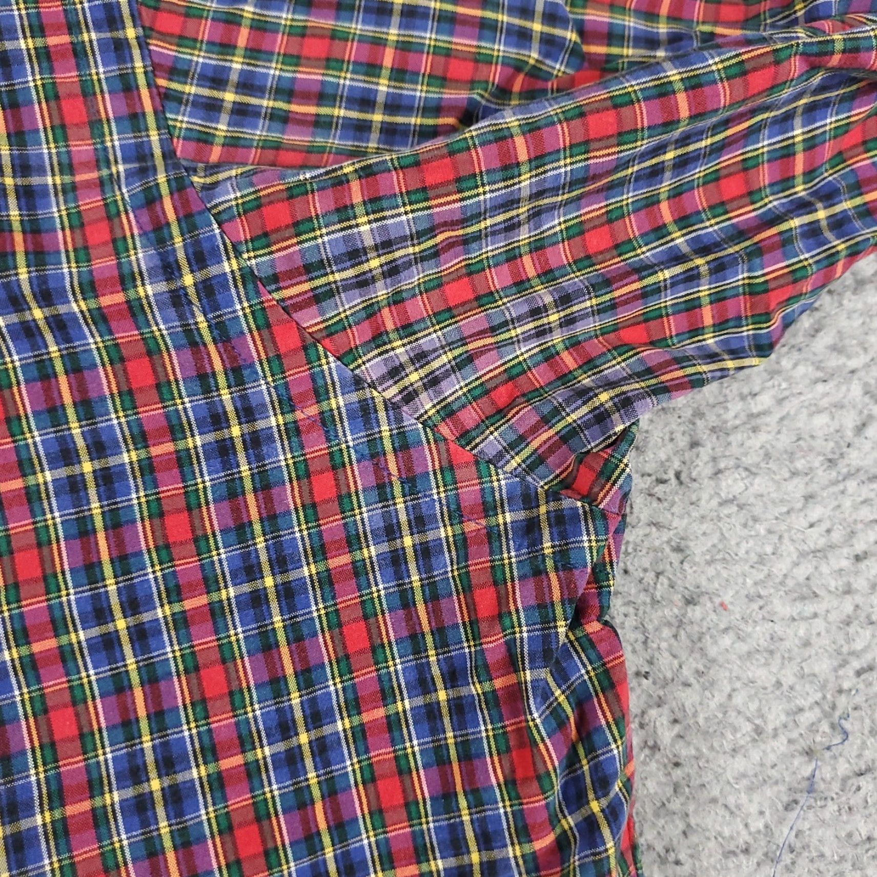 Ralph Lauren Ralph Lauren Button-Up Shirt Mens Small Red Blue Plaid Long Sleeve Casual Preppy Size US S / EU 44-46 / 1 - 5 Thumbnail