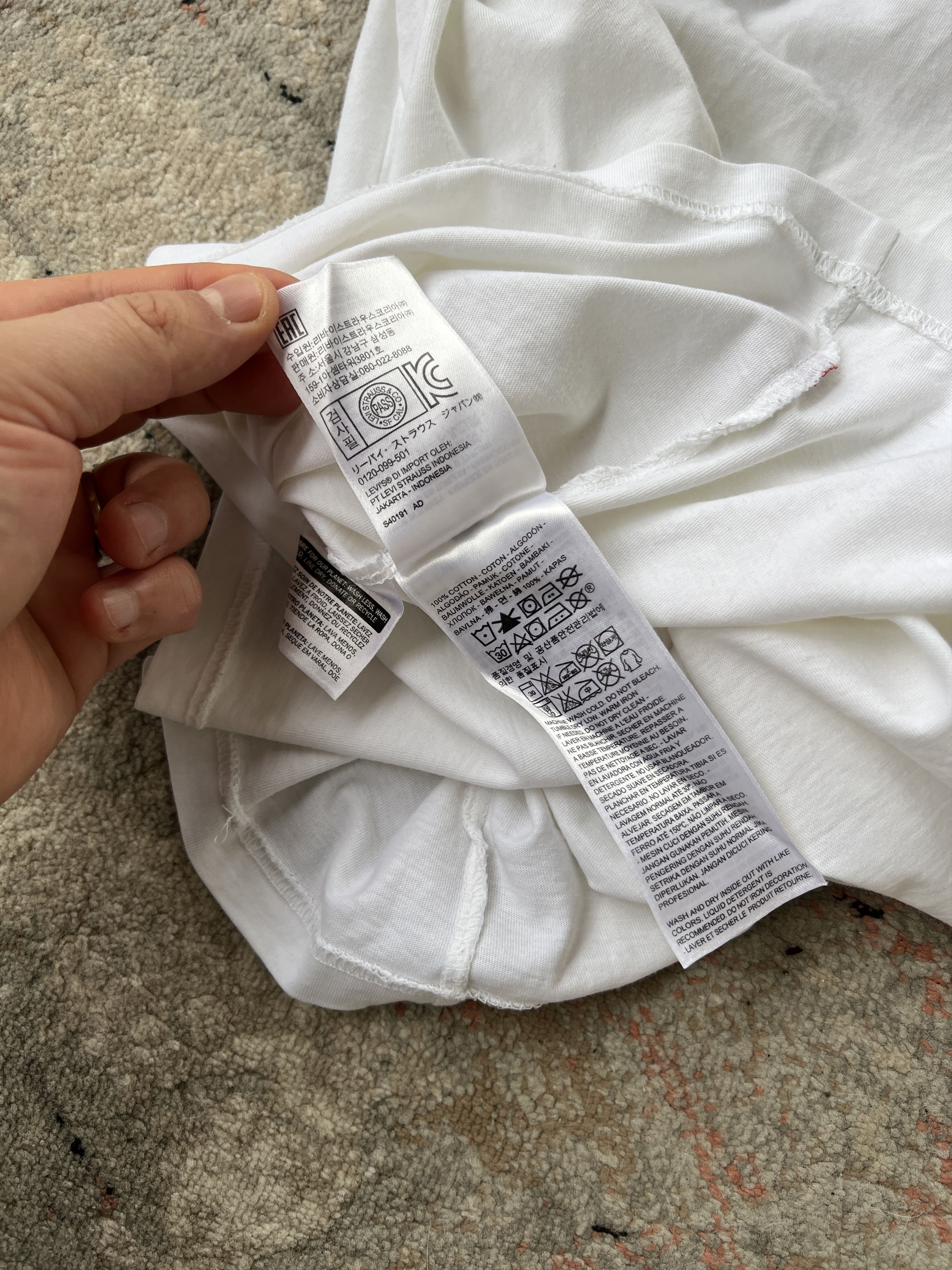 Levi's Levis France Tee Size US S / EU 44-46 / 1 - 8 Thumbnail