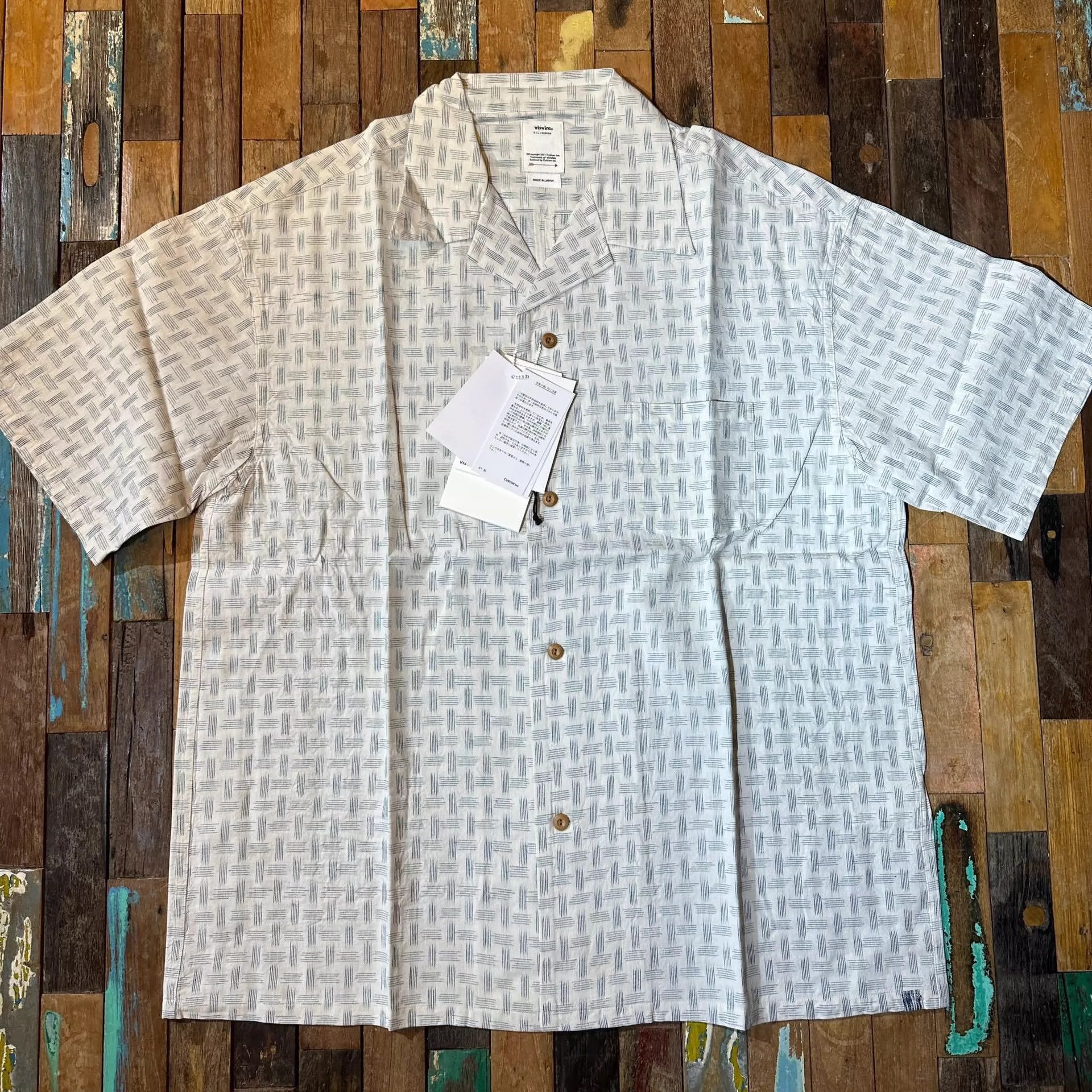 Visvim Visvim 23SS WALLIS SHIRT S/S KASURI Size US XL / EU 56 / 4 - 1 Thumbnail