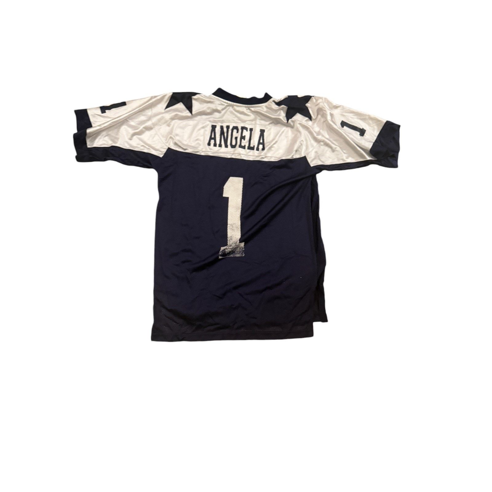 Reebok Dallas Cowboys Angela #1 Jersey Mens Navy Medium NFLFootball Size US M / EU 48-50 / 2 - 4 Thumbnail