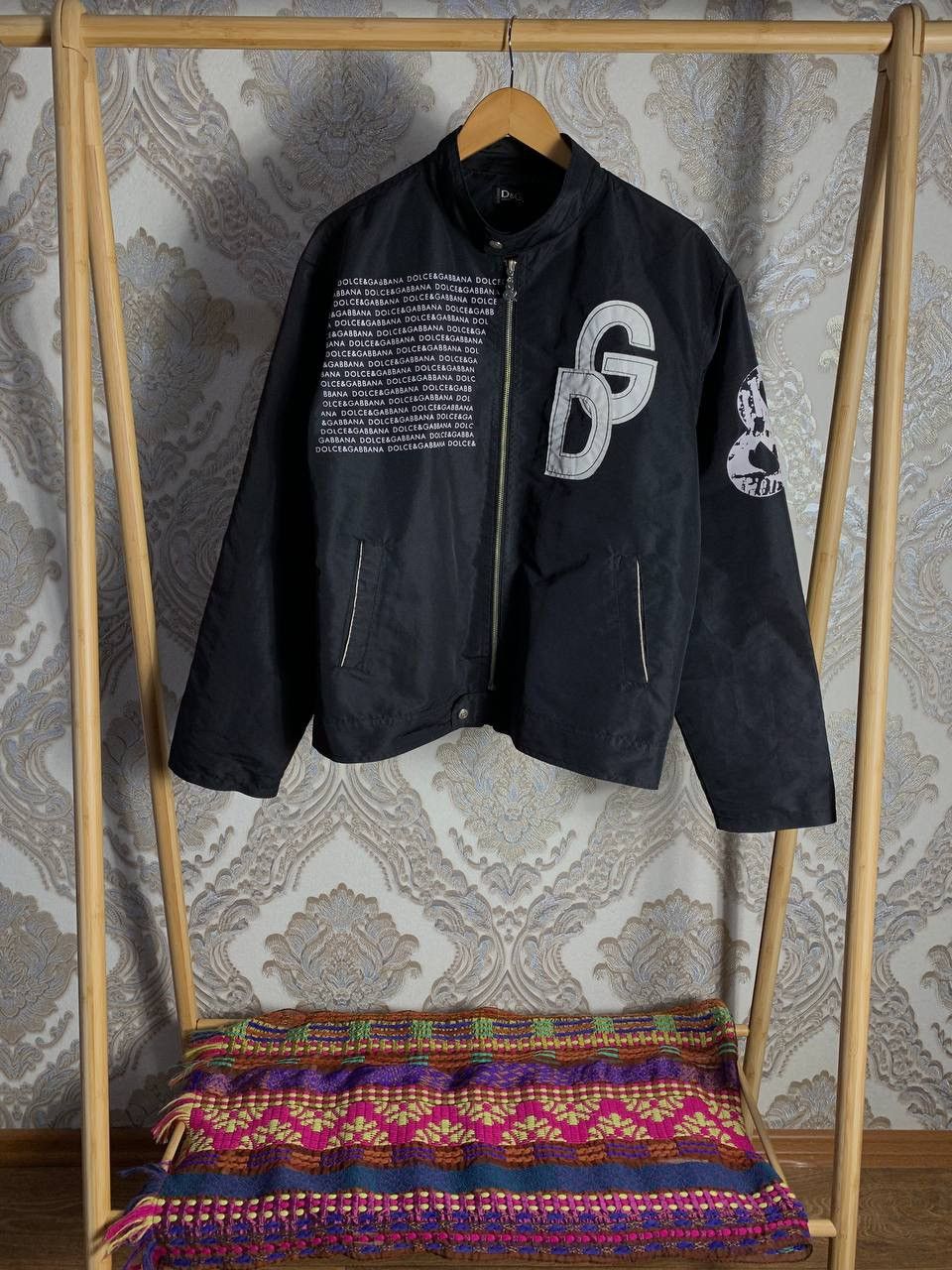 Vintage VERY RARE DOLCE & GABBANA ITALIAN DESIGNER RETRO JACKET 90s Size US M / EU 48-50 / 2 - 1 Thumbnail