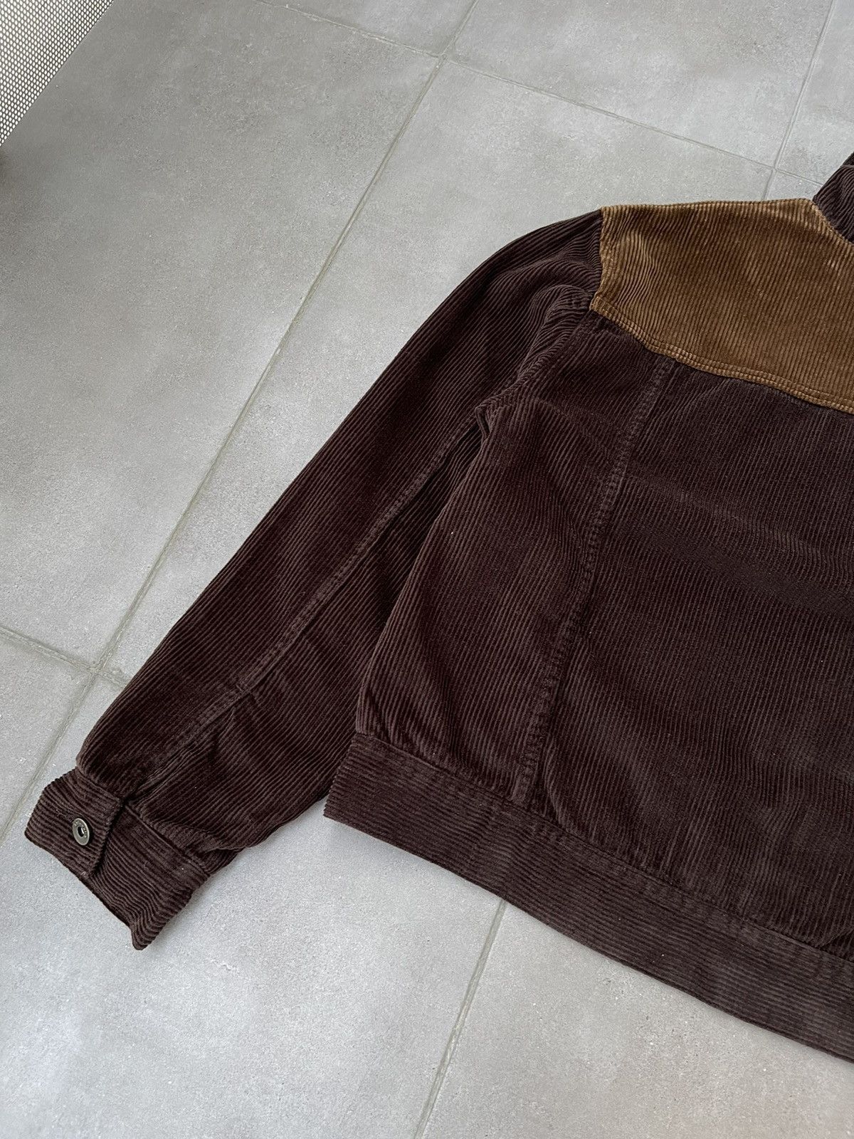 Ahluwalia !DS! AW23 Ahluwalia Iniquity Two Tone Corduroy Brown Jacket Size US L / EU 52-54 / 3 - 20 Thumbnail