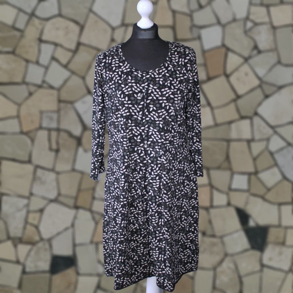 Vintage Gudrun Sjoden Tunic Dress Womens L Multicoloured 3/4 Sleeve Organic Cotton Size L / US 10 / IT 46 - 1 Thumbnail