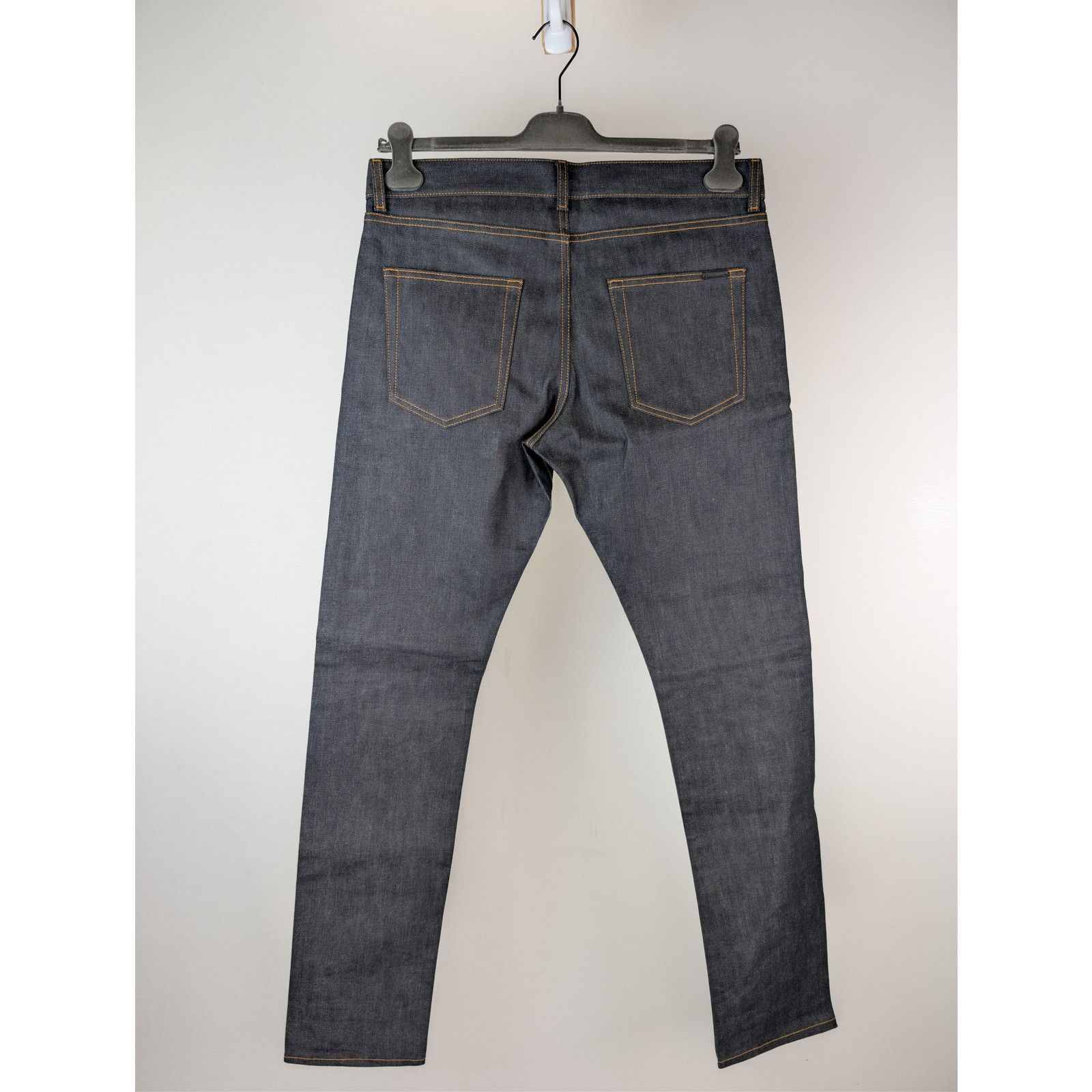 Saint Laurent Paris o1rshd1 Slim Fit Jean Denim in Indigo Raw Size US 32 / EU 48 - 16 Thumbnail