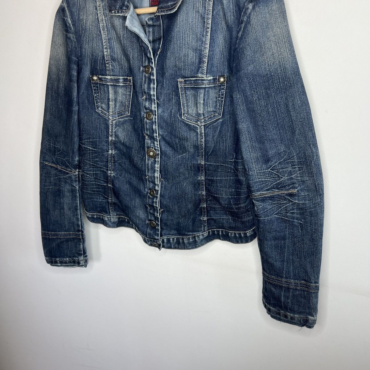 Marithe + Francois Girbaud Vintage Marithe Francois Girbaud Denim Jeans Jacket 30 USA Size M / US 6-8 / IT 42-44 - 2 Thumbnail