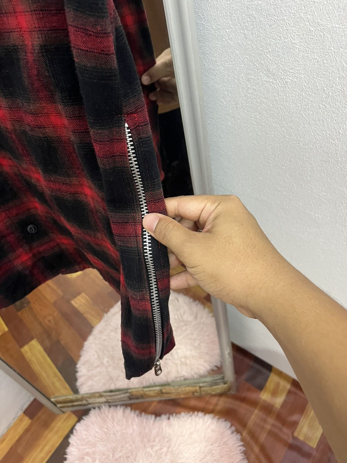 Japanese Brand Toro Bondage Flannel Sleeveless Riri Zip Punk Grunge Size US M / EU 48-50 / 2 - 6 Thumbnail