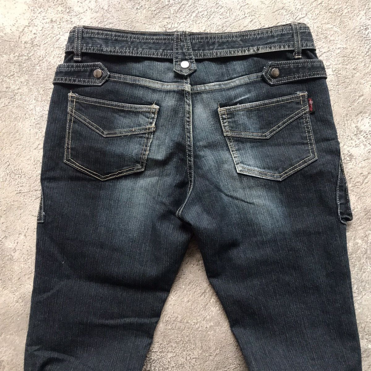Vintage Vintage 90s Distressed Baggy Cargo Jeans Skate Grunge 30 Size 30" / US 8 / IT 44 - 5 Thumbnail