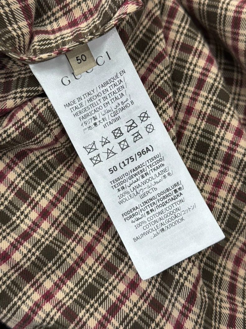 Gucci Gucci Wool and Leather Jacket-2506 Size US L / EU 52-54 / 3 - 8 Thumbnail