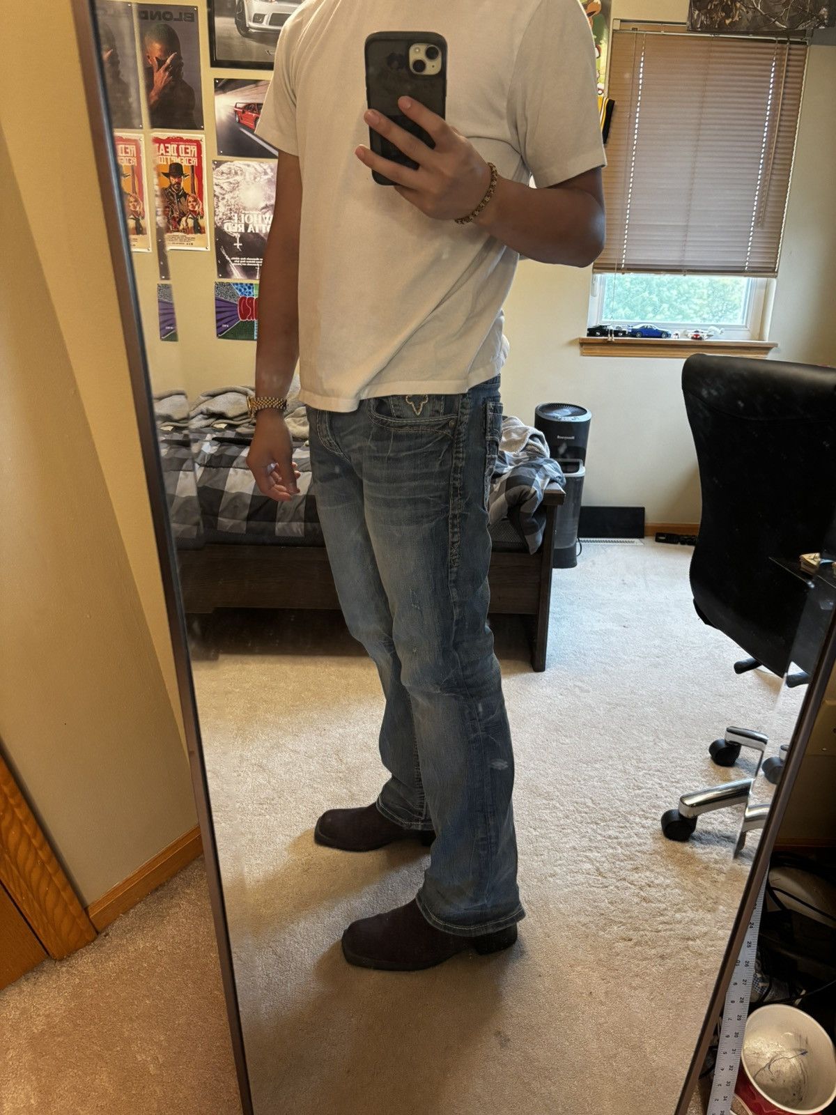 Rock Revival Rock Revival - Ryker Bootcut Jeans Size US 31 - 12 Thumbnail