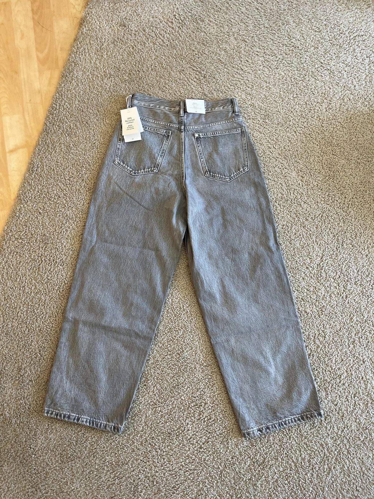 H&M Baggy H&M Grey Jeans Size US 32 / EU 48 - 2 Thumbnail