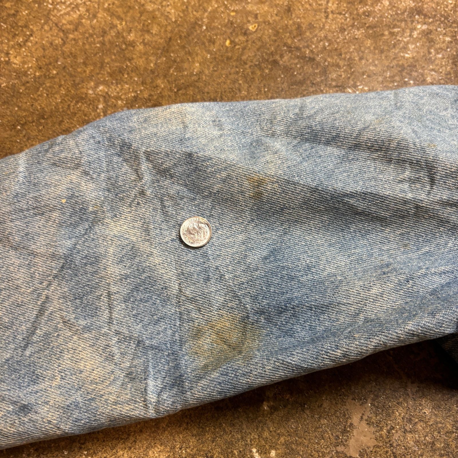L.L. Bean × Vintage VTG LL Bean Wool Blanket Denim Hunting Chore Jacket Men's L Size US L / EU 52-54 / 3 - 12 Thumbnail