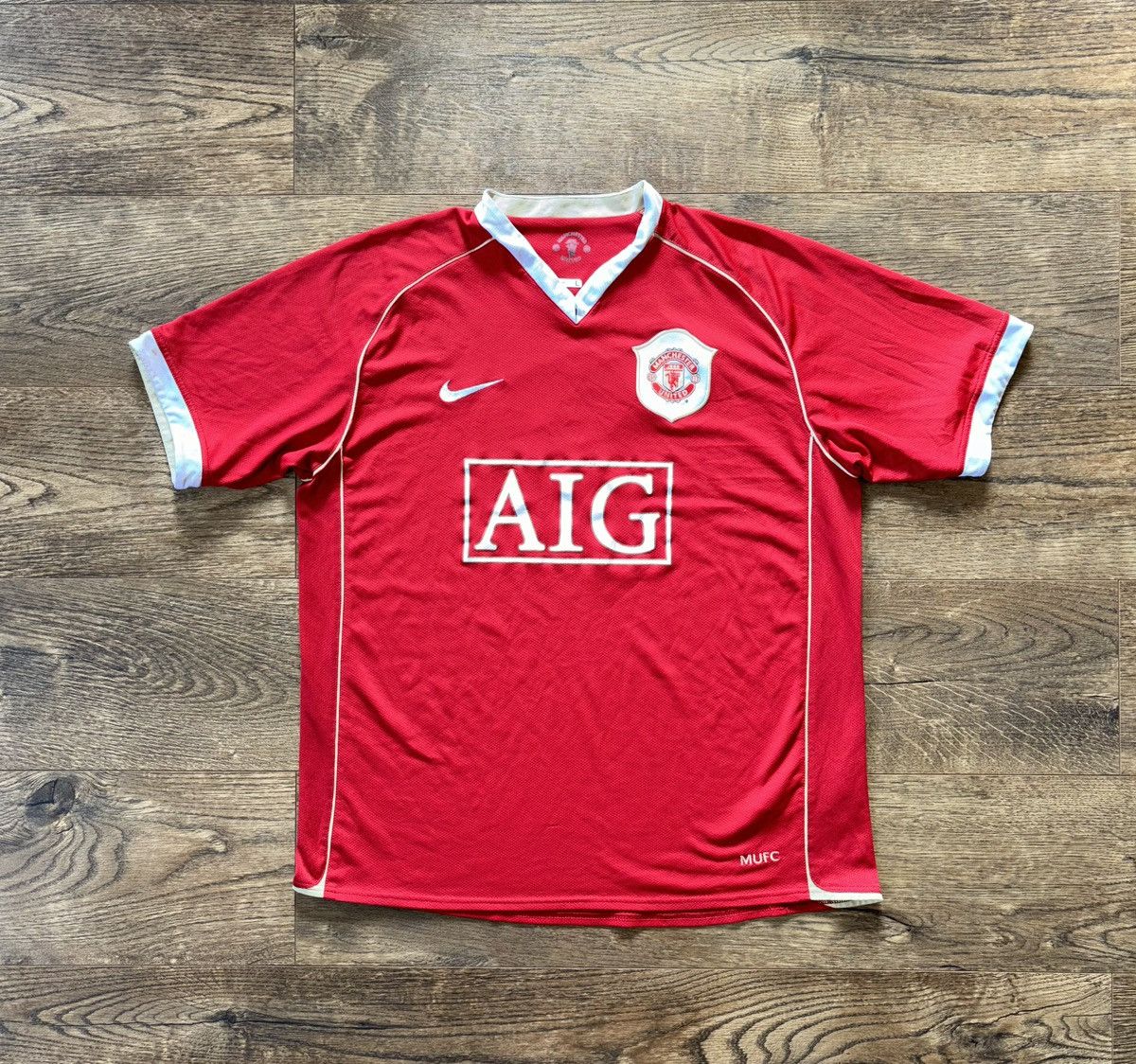 Nike × Vintage Vintage Nike Manchester United 2006-07 RONALDO HOME #7 CR Size US L / EU 52-54 / 3 - 2 Thumbnail