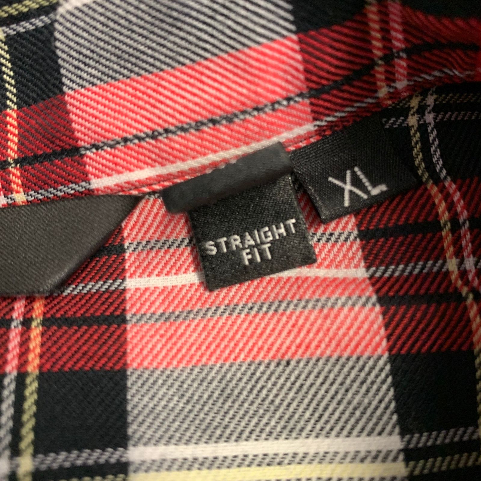Neil Barrett NEIL BARRETT Red Black White Plaid Cotton Short Sleeve Shirt Size US XL / EU 56 / 4 - 7 Thumbnail