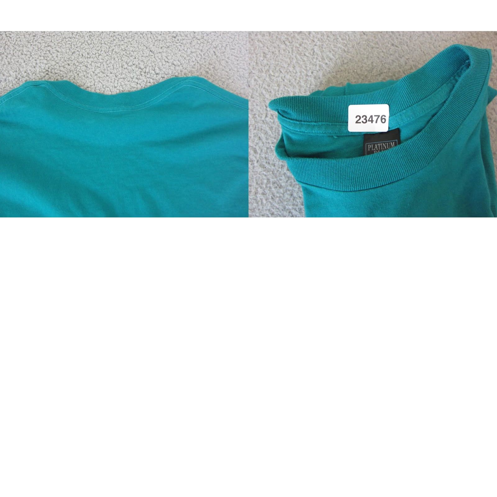 Vintage VINTAGE Platinum Race Shirt T-Shirt XL Adult Men Green Blue Long Sleeve Crew Neck Jersey Cotton 90s 80s 70s USA Cat Classic School Size XL / US 12-14 / IT 48-50 - 9 Thumbnail