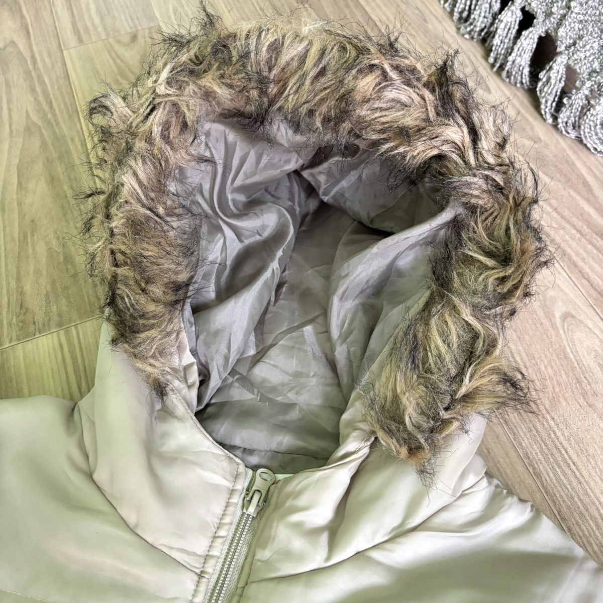 If Six Was Nine × Issey Miyake × Le Grande Bleu (L.G.B.) Inspired issey miyake LGB Style fur jacket vintage Size US L / EU 52-54 / 3 - 5 Thumbnail