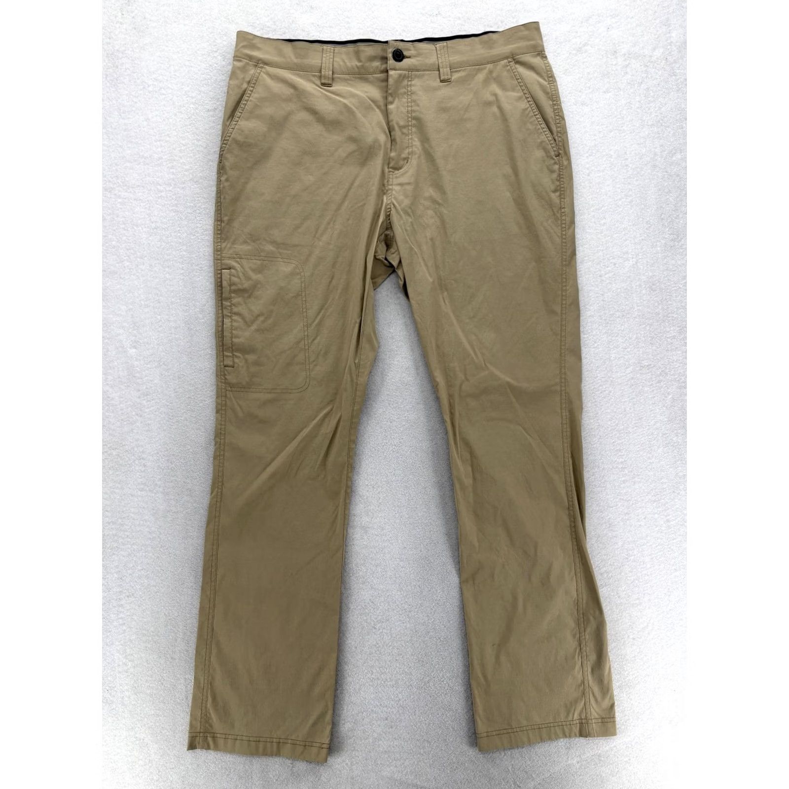 Orvis Orvis Pants Mens 40x34 Beige Stretch Nylon Water Resistant Travel Chino Size US 40 / EU 56 - 2 Thumbnail