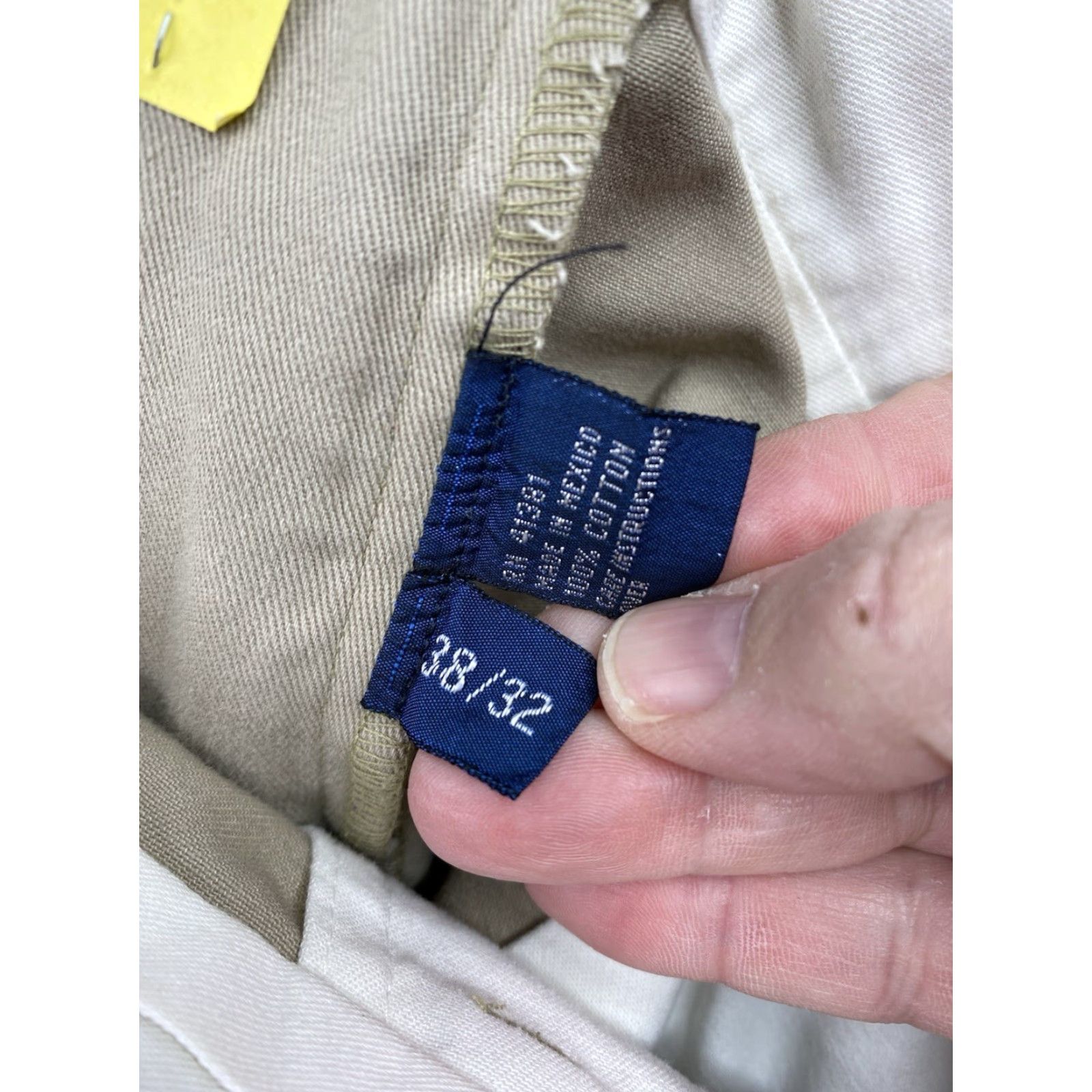 Polo Ralph Lauren VINTAGE Polo Ralph Lauren Andrew Pants 38x32 Khaki Chino Pleated Golf Slacks Men Size US M / EU 48-50 / 2 - 6 Thumbnail