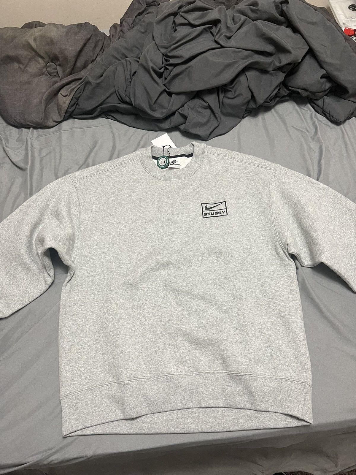Nike × Stussy × Vintage Stussy x Nike Fleece Crew | Grailed