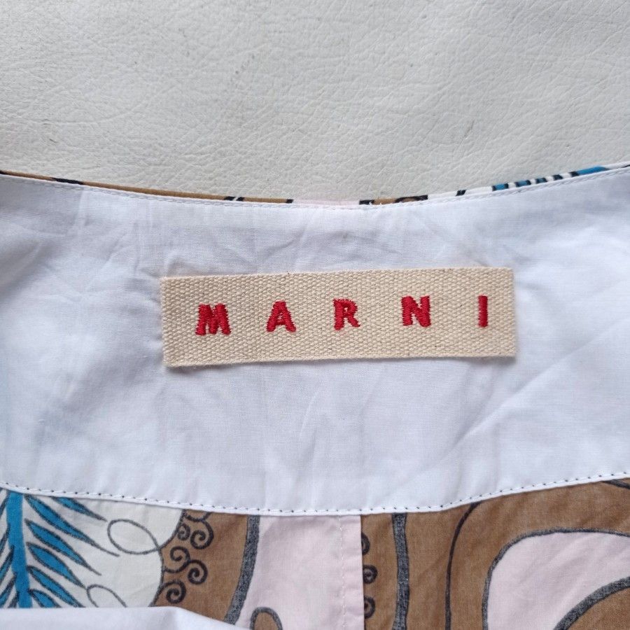 Marni marni floral print cotton top made in italy Size XS / US 0-2 / IT 36-38 - 4 Thumbnail