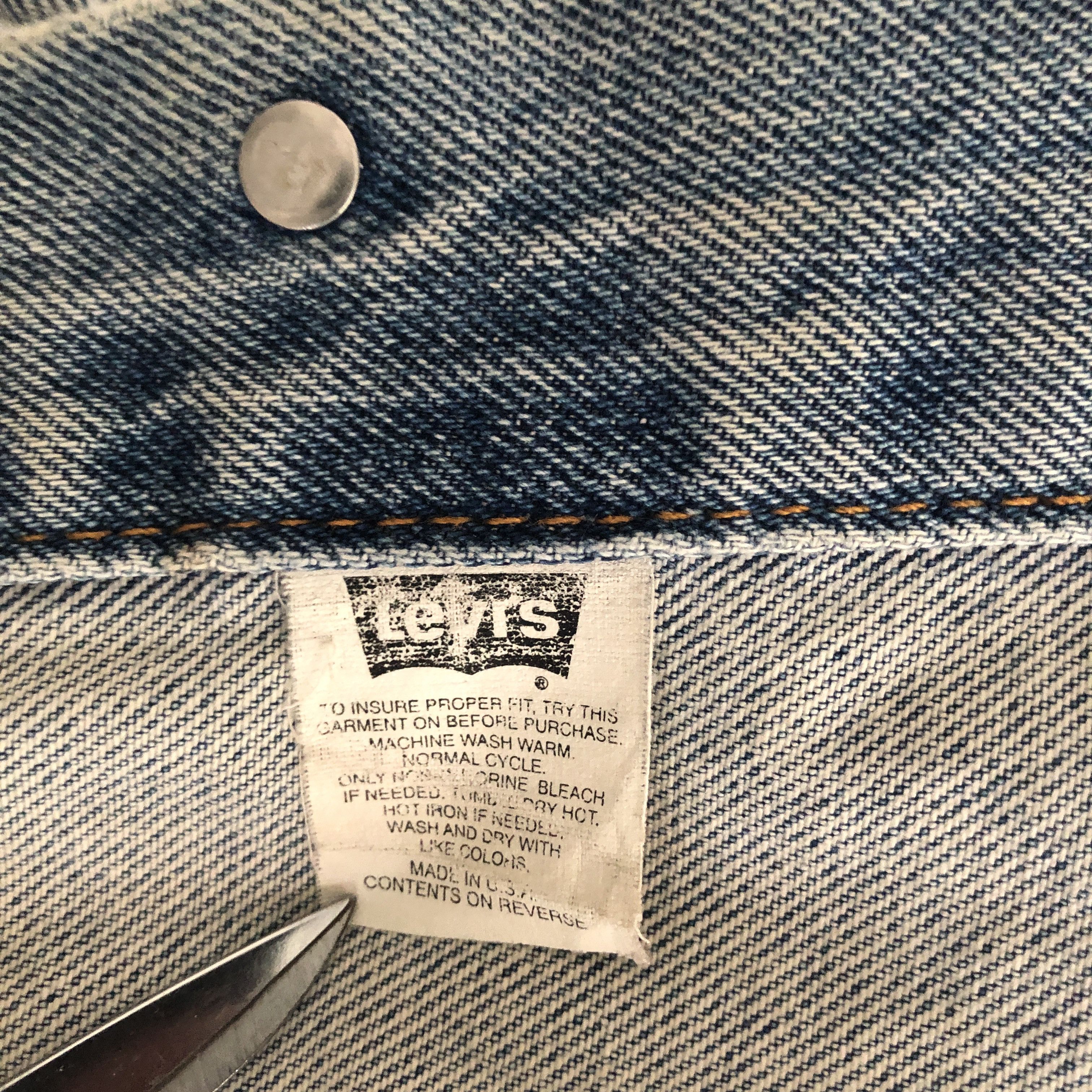 Levi's Vintage Clothing Vintage denim jacket Size US S / EU 44-46 / 1 - 9 Thumbnail