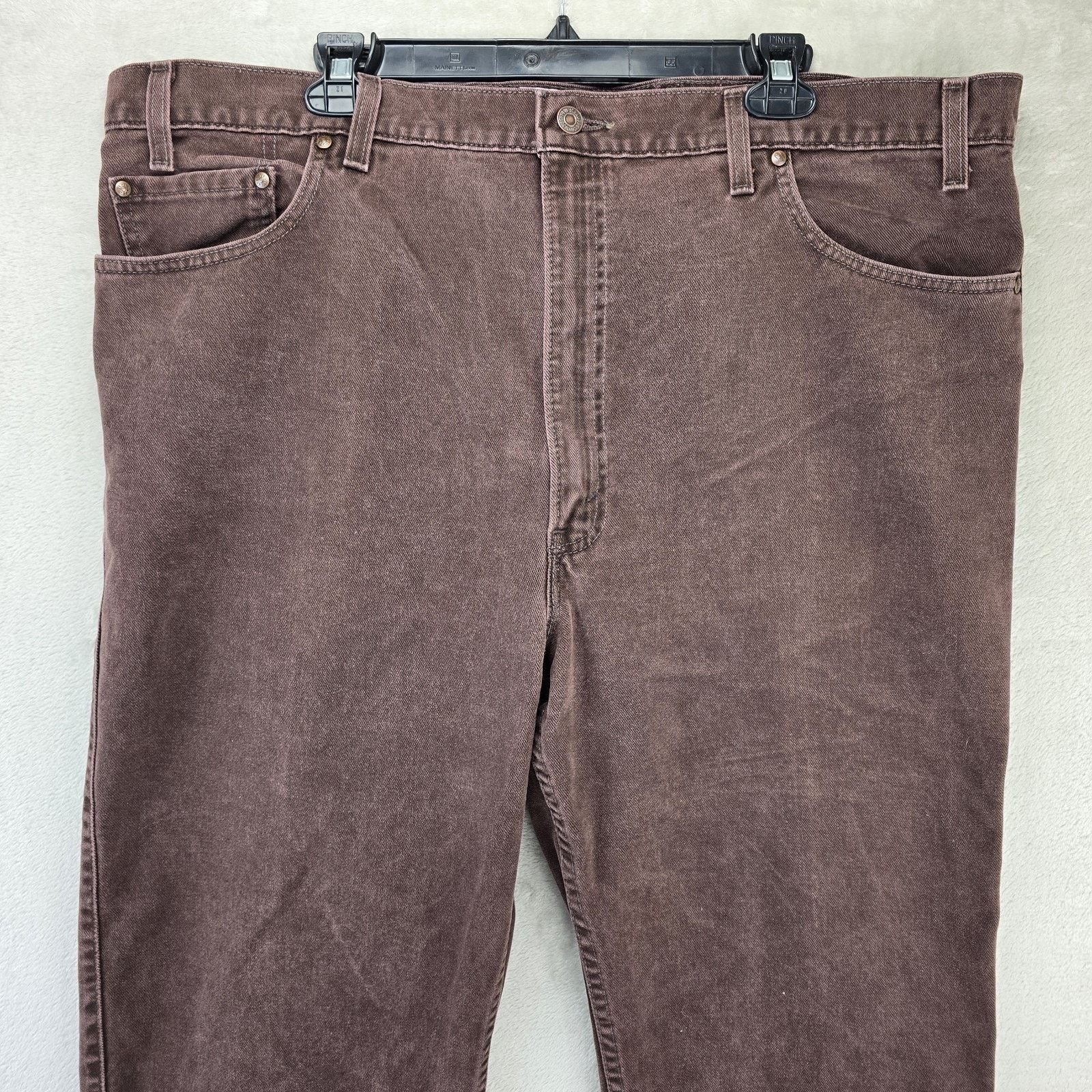 Levi's Vtg Levis 540 Jeans 44x30 (Fits 42x27) Brown Tab USA Made Size US 42 / EU 58 - 3 Thumbnail