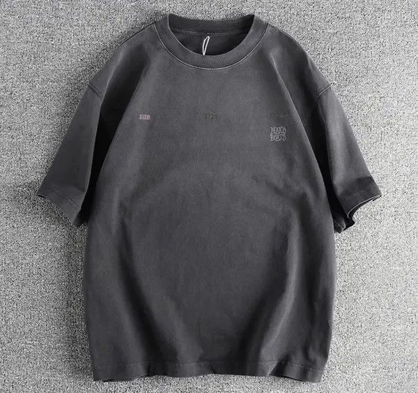 VIBE Vintage Heavy Washed Loose Street T Shirt Size US L / EU 52-54 / 3 - 1 Thumbnail