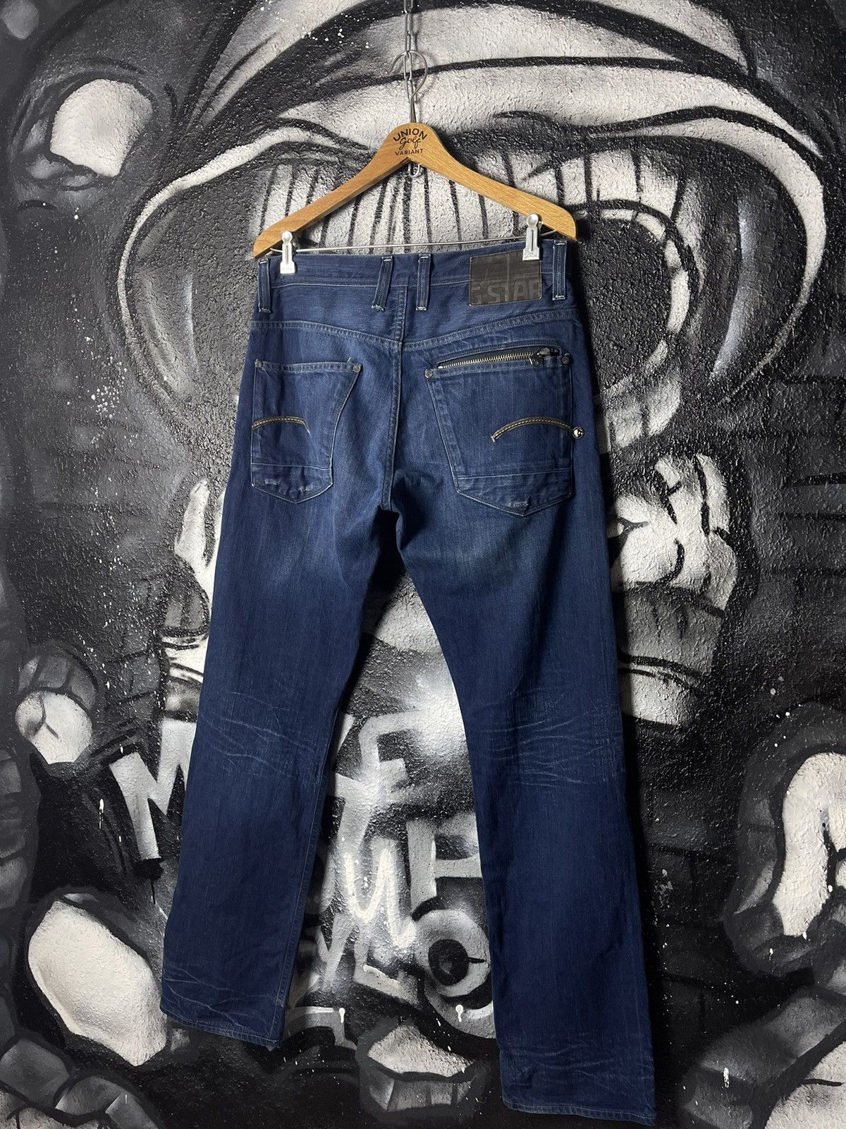 G-Star × Vintage G Star RAW 01 Attacc Straight Vintage Jeans Men’s Size 32/32 Size US 32 / EU 48 - 2 Thumbnail