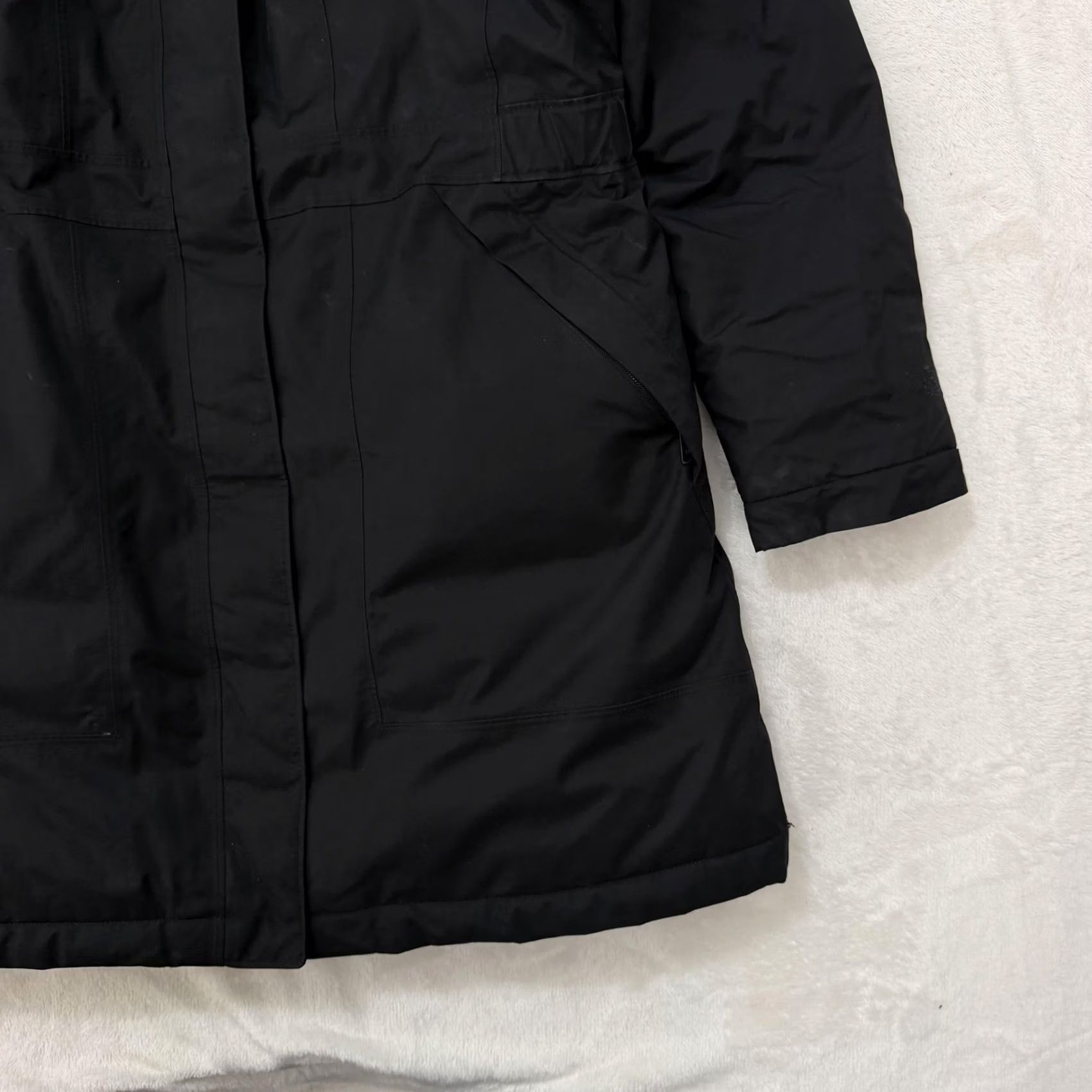 The North Face The North Face Coat Womens XL Black Insulated Hooded Full Zip Fur Trim Long Jacket Size XL / US 12-14 / IT 48-50 - 4 Thumbnail