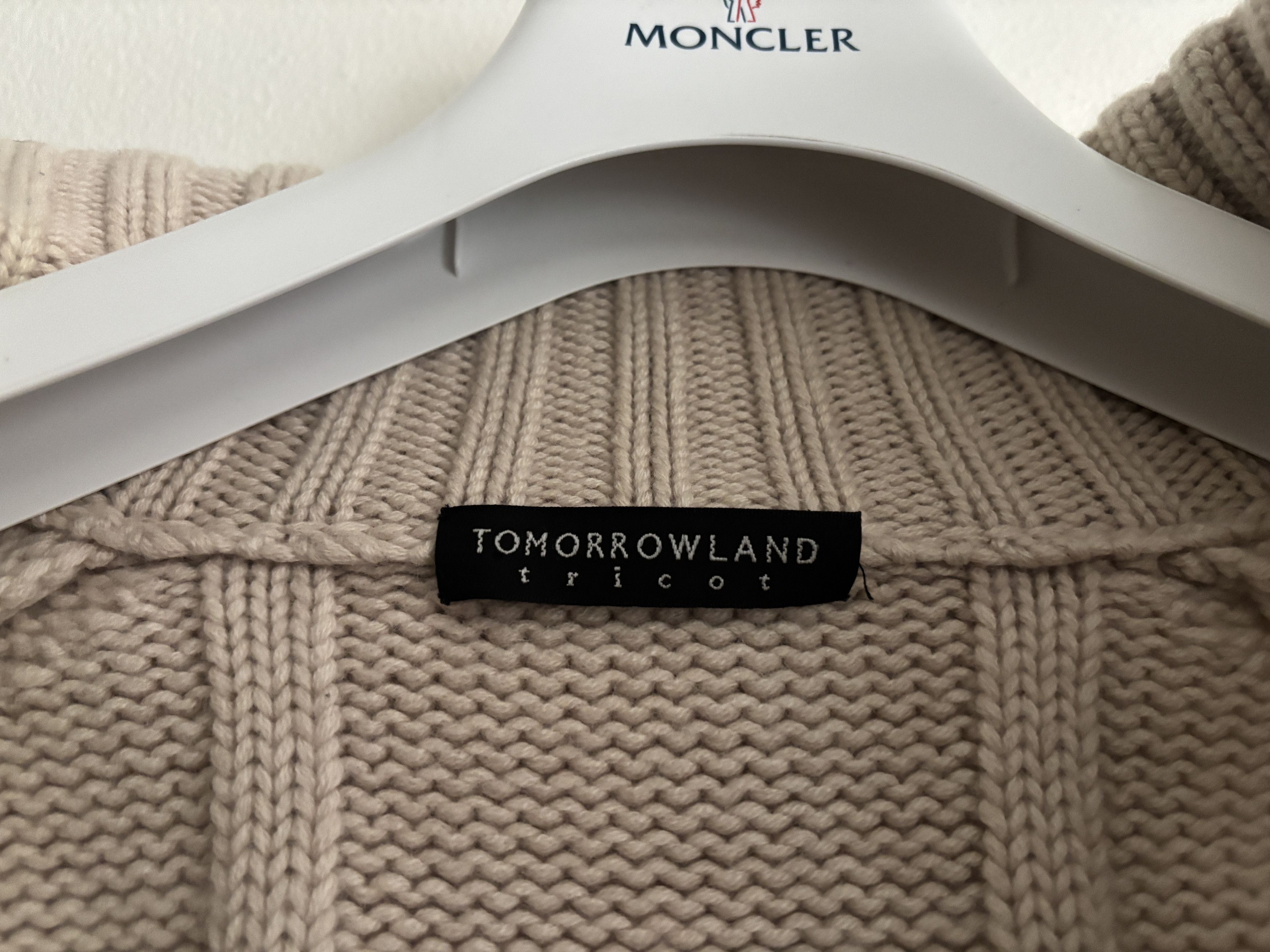 Tomorrowland $320 Wool Cashmere Cable Knit Cardigan Sweater - XS/Small Size US XS / EU 42 / 0 - 5 Thumbnail