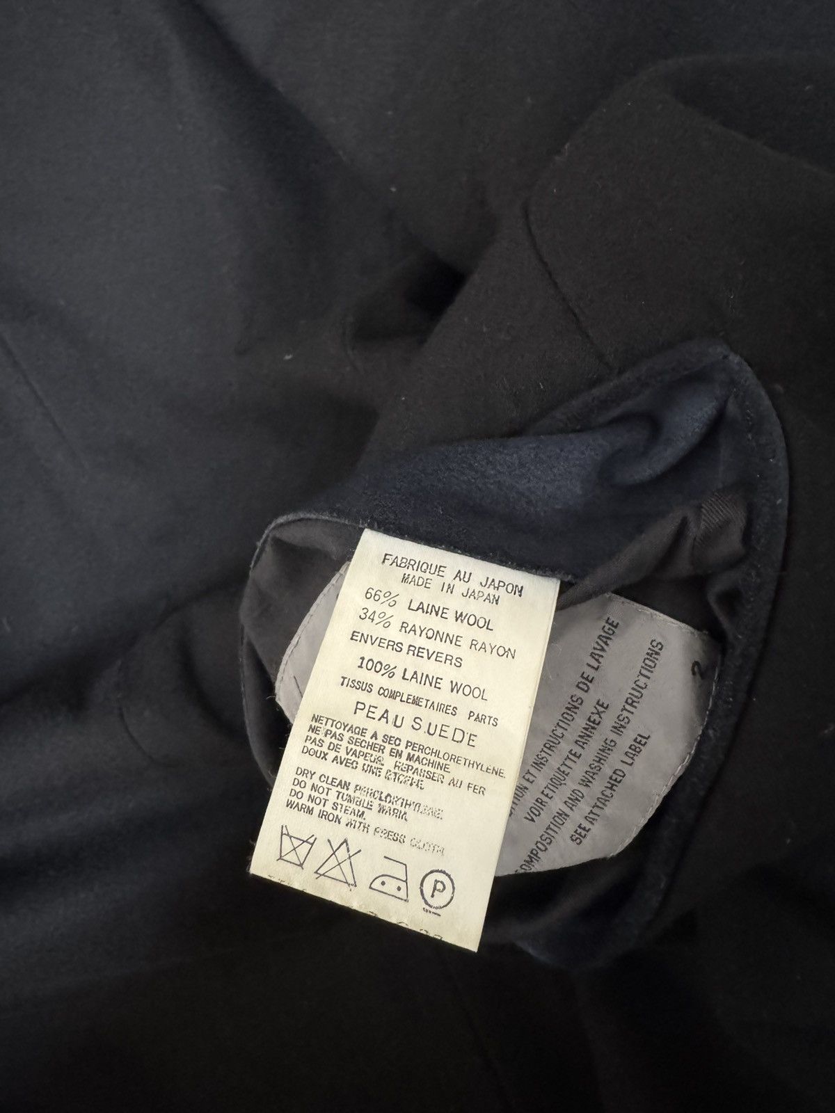Yohji Yamamoto Yohji Yamamoto Pour Homme 00s Suede Jacket Size US S / EU 44-46 / 1 - 16 Thumbnail