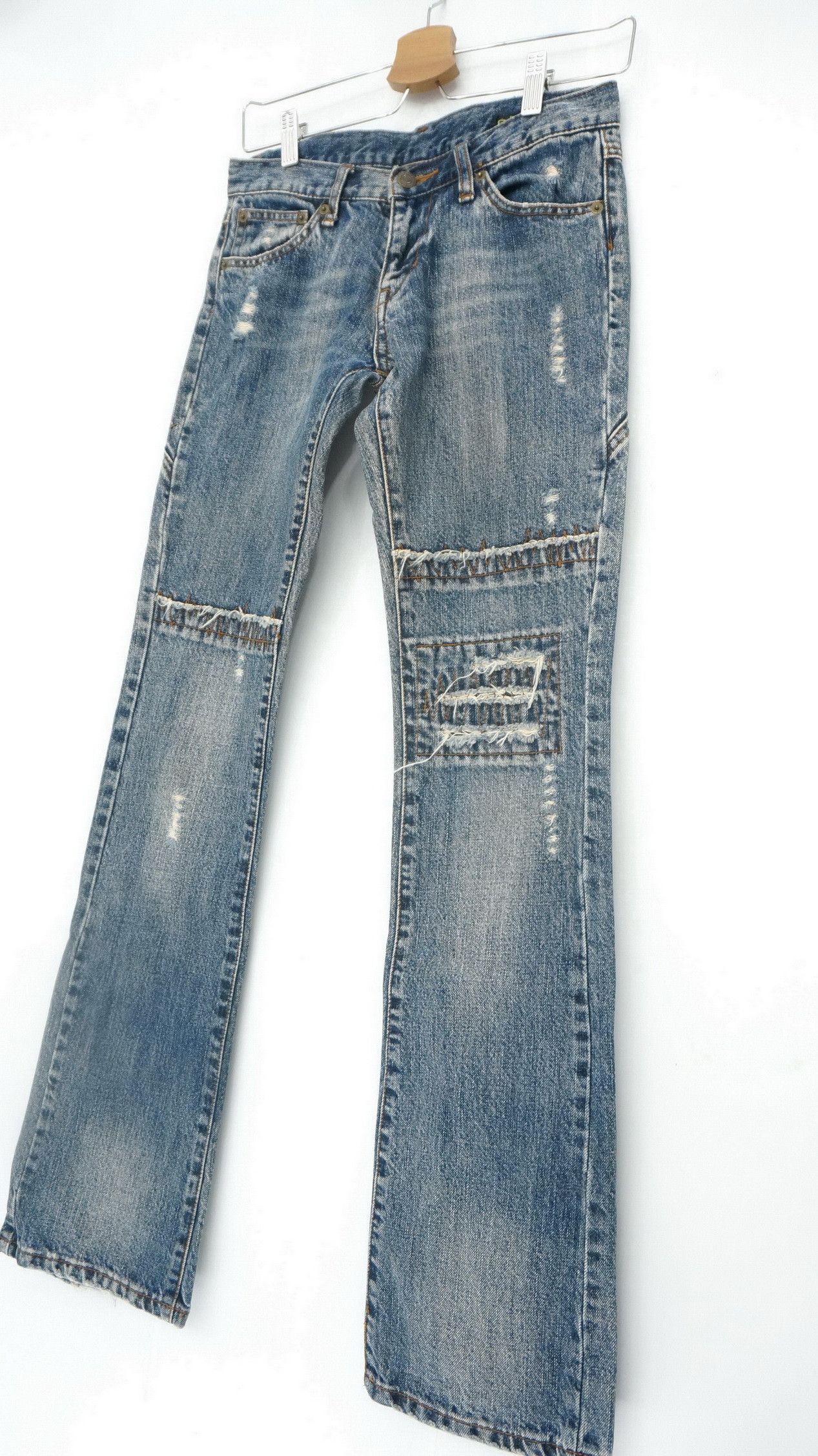Japanese Brand DEAR HEART Japan Women Vintage Flared Jeans Size 27" / US 4 / IT 40 - 1 Thumbnail