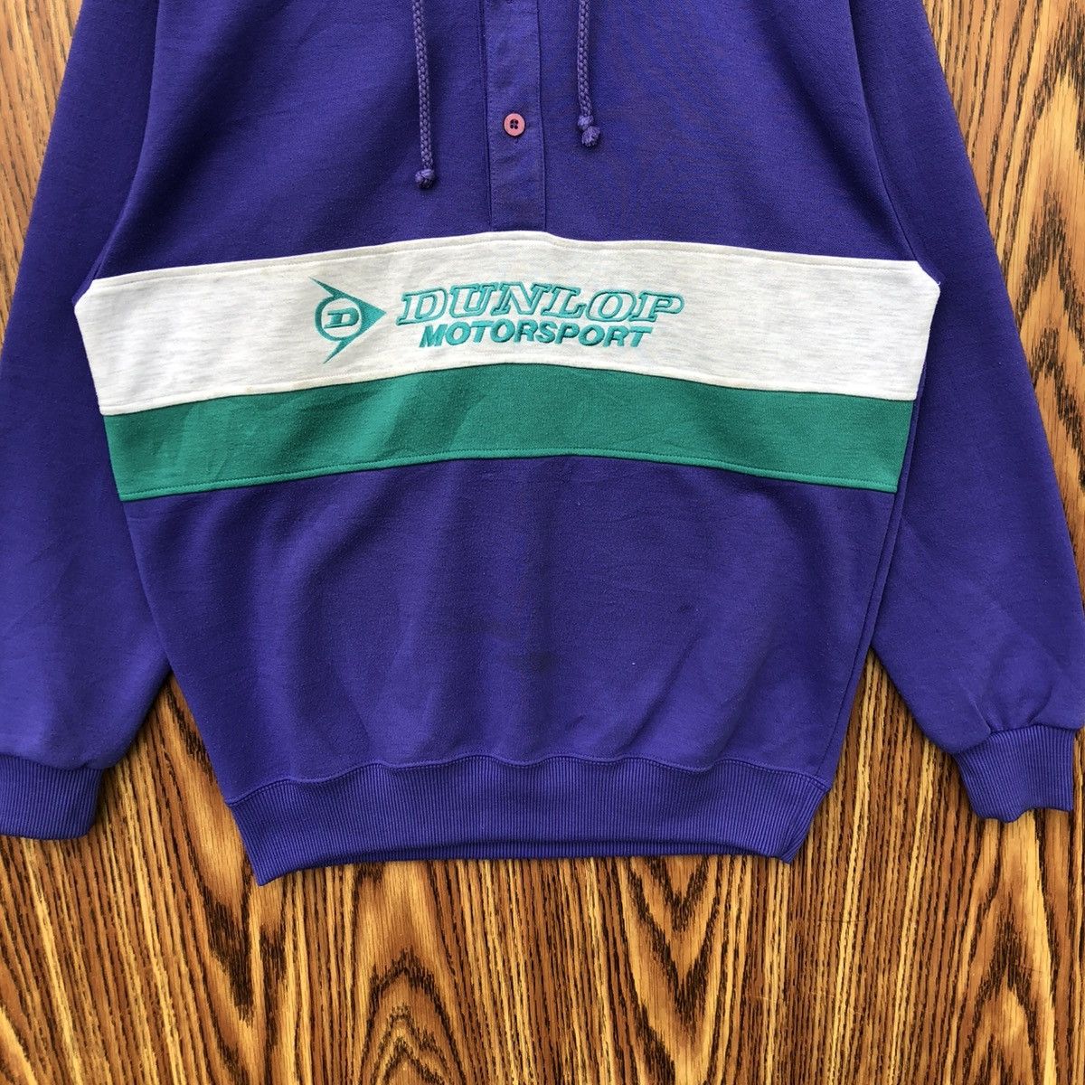 Dunlop Vintage Dunlop Motorsport Sweatshirt Pullover Sweater Size US M / EU 48-50 / 2 - 4 Thumbnail