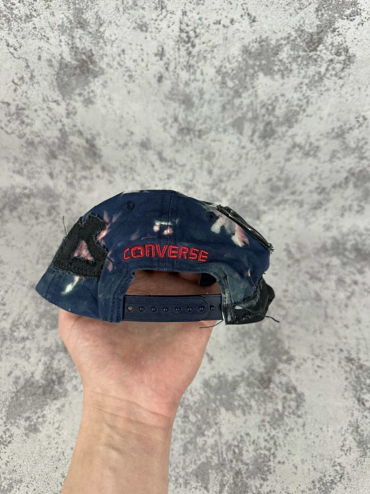 Converse Custom Distressed Converse Cap Bleach Tie-Dye Lightning Size 26 - 3 Thumbnail