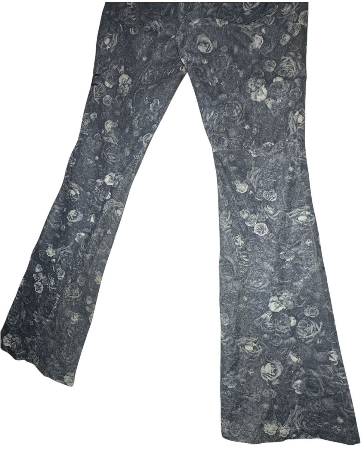 Tornado Mart Tornado Mart Leather Flare Pants Size US 33 - 6 Thumbnail