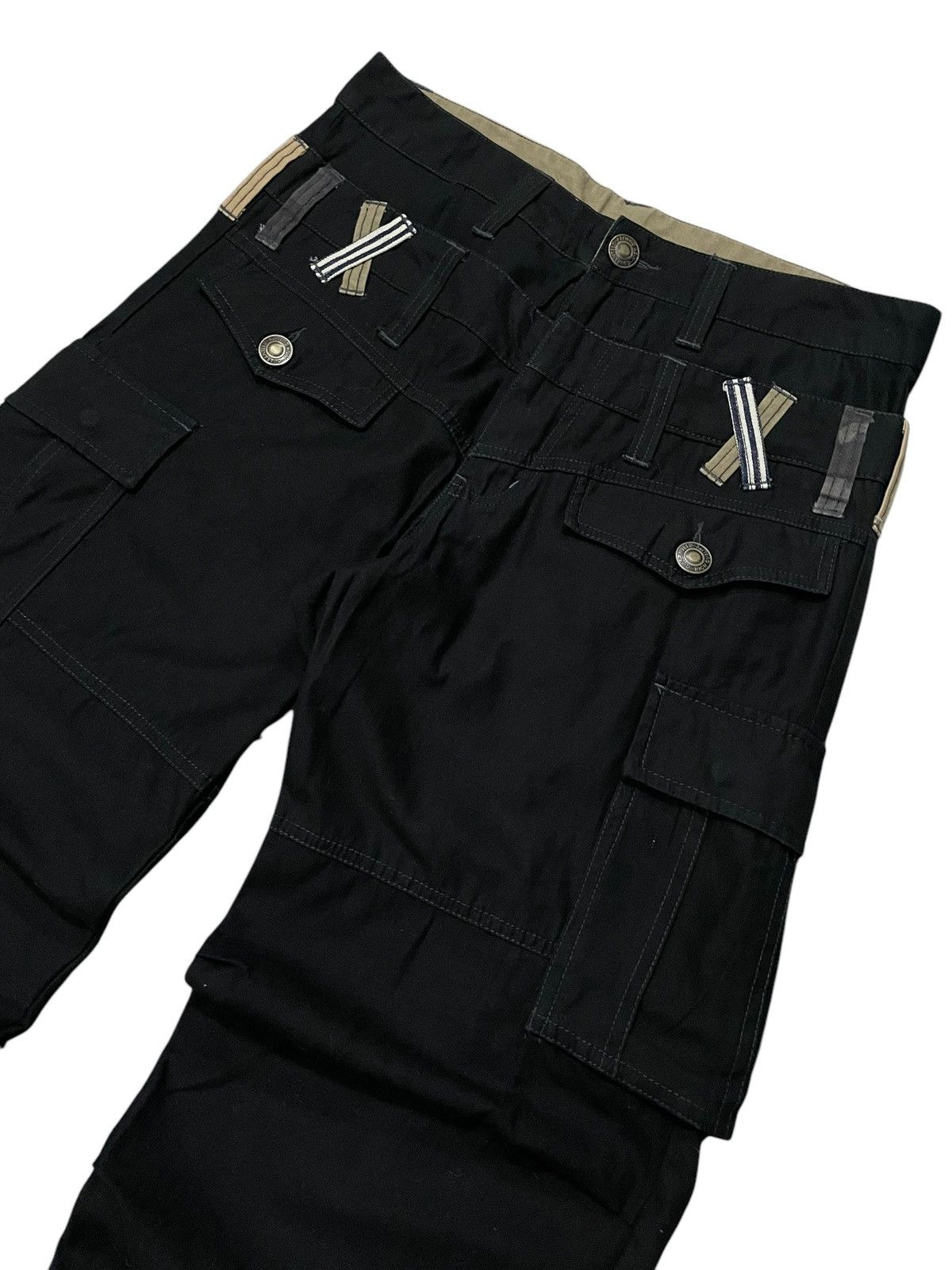 Hysteric Glamour × Japanese Brand × Vintage Vintage Japanese Double Waist Baggy Loose Pants Size US 30 / EU 46 - 3 Thumbnail
