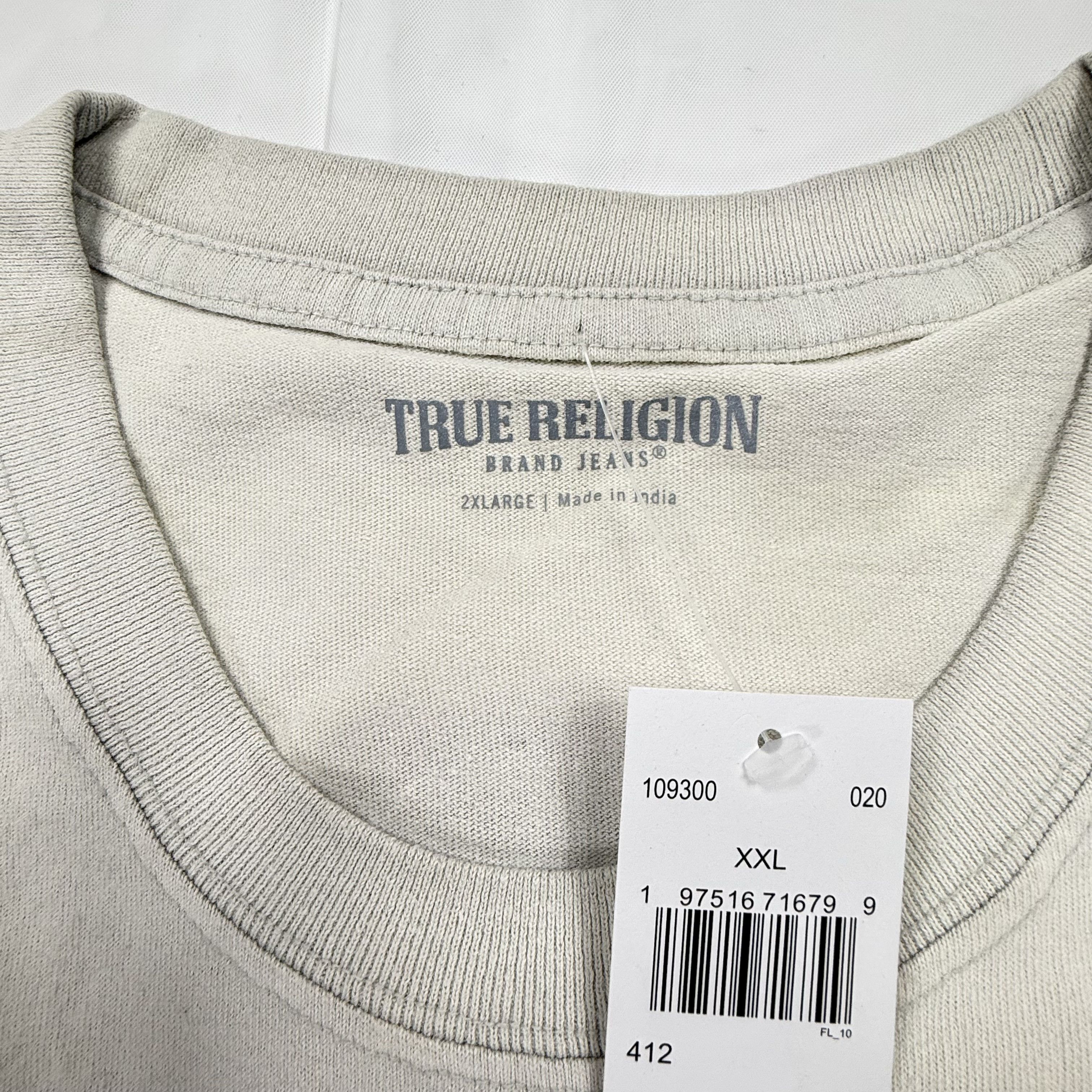 True Religion True Religion Ombre Dip Dye Buddha Guitar Graphic T-Shirt Size US XXL / EU 58 / 5 - 6 Thumbnail