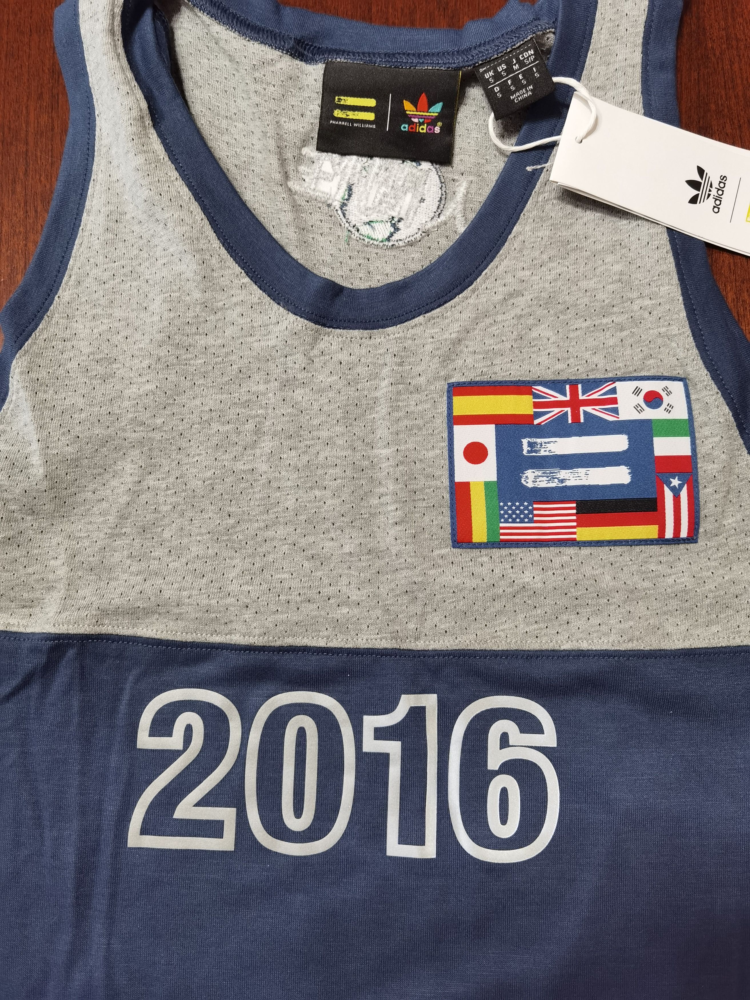 Adidas × Humanrace × Pharrell adidas x Pharrell Williams Hu Race Tank Top Small BJ9087 Size US S / EU 44-46 / 1 - 6 Thumbnail