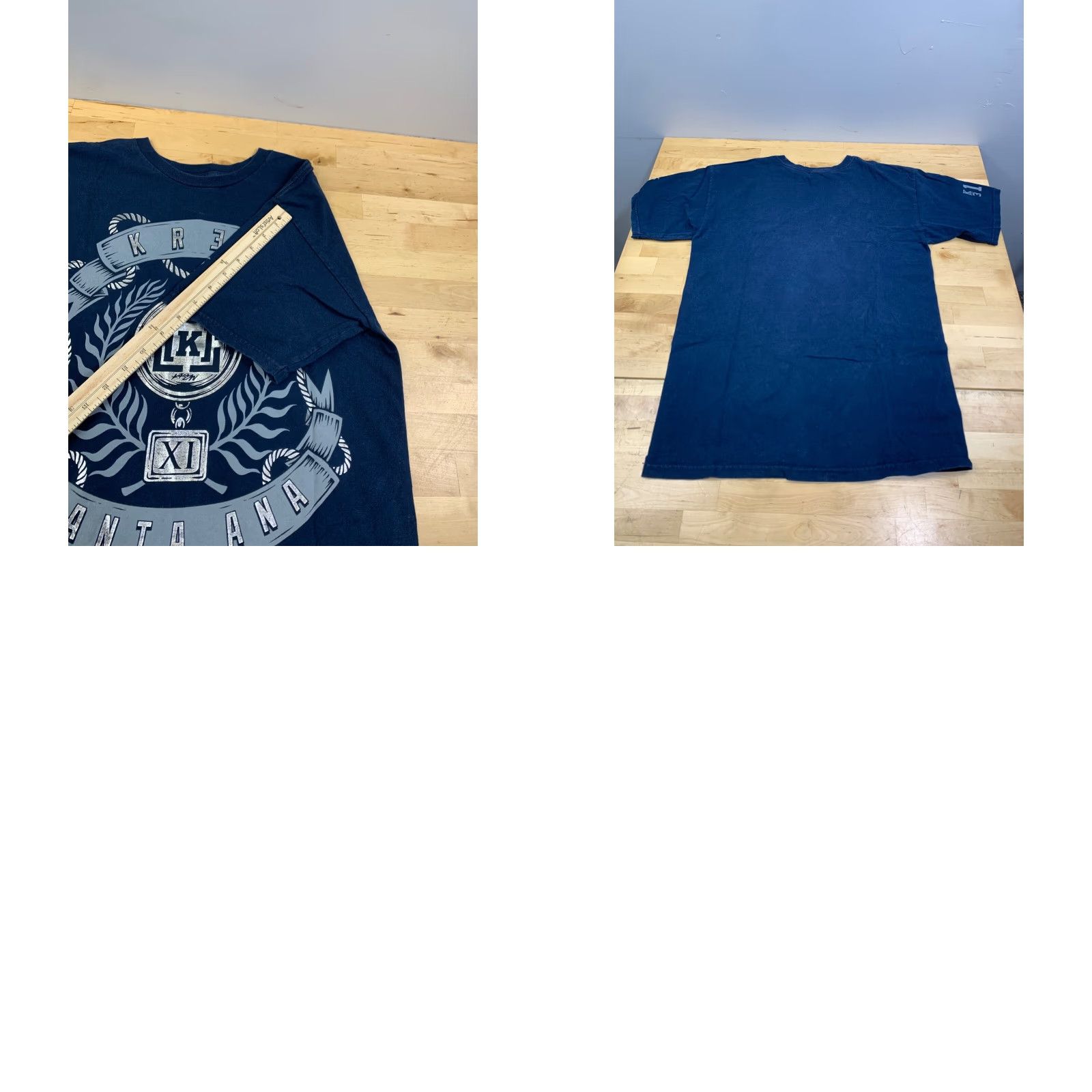 Krewe Krew Skateboard Graphic Shirt Mens M Blue Y2K Skate Gothic 90s (if applicable) Size US M / EU 48-50 / 2 - 8 Thumbnail