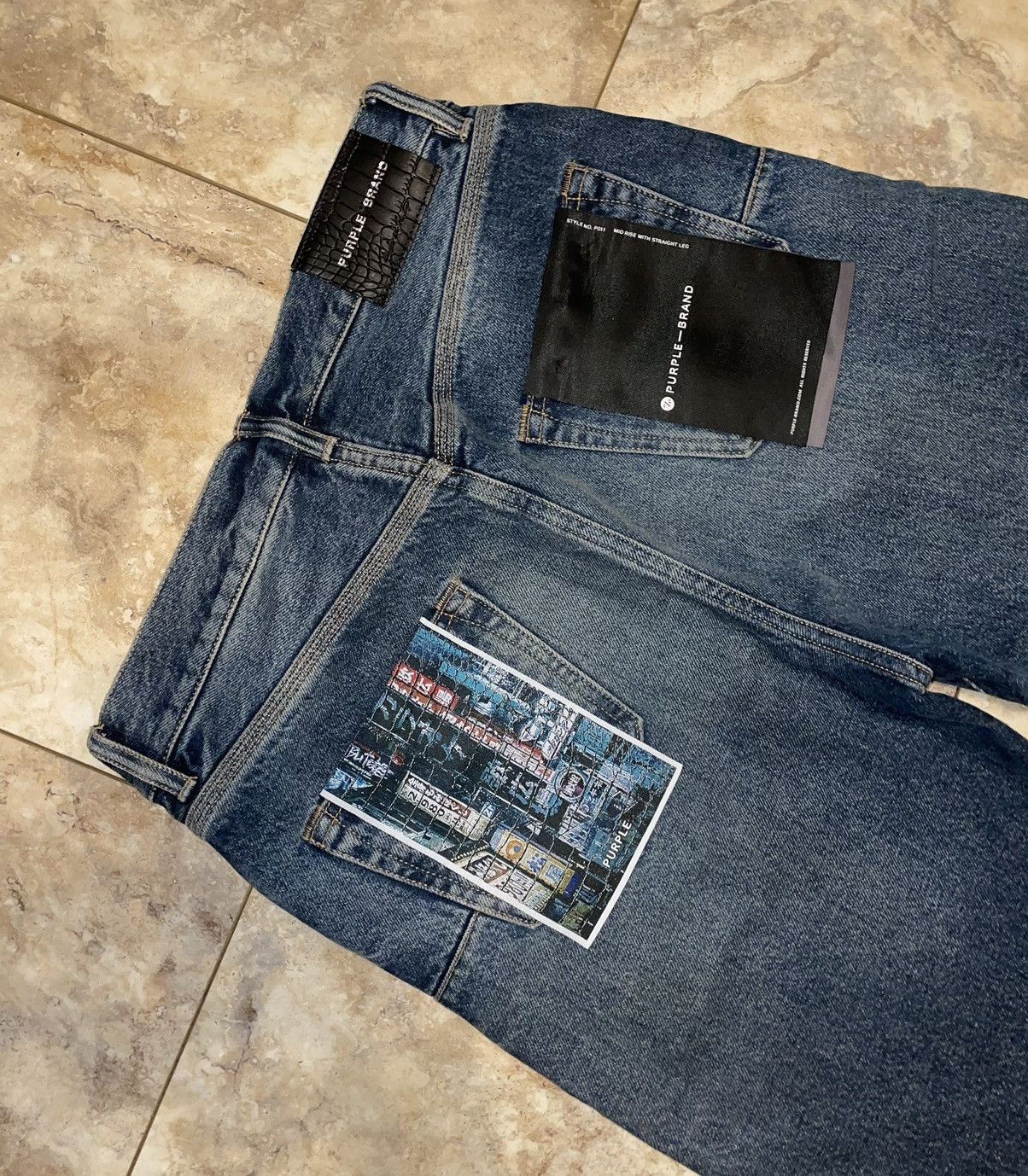 Limited Edition Black Label Purple Brand Jeans P011-TDIP223